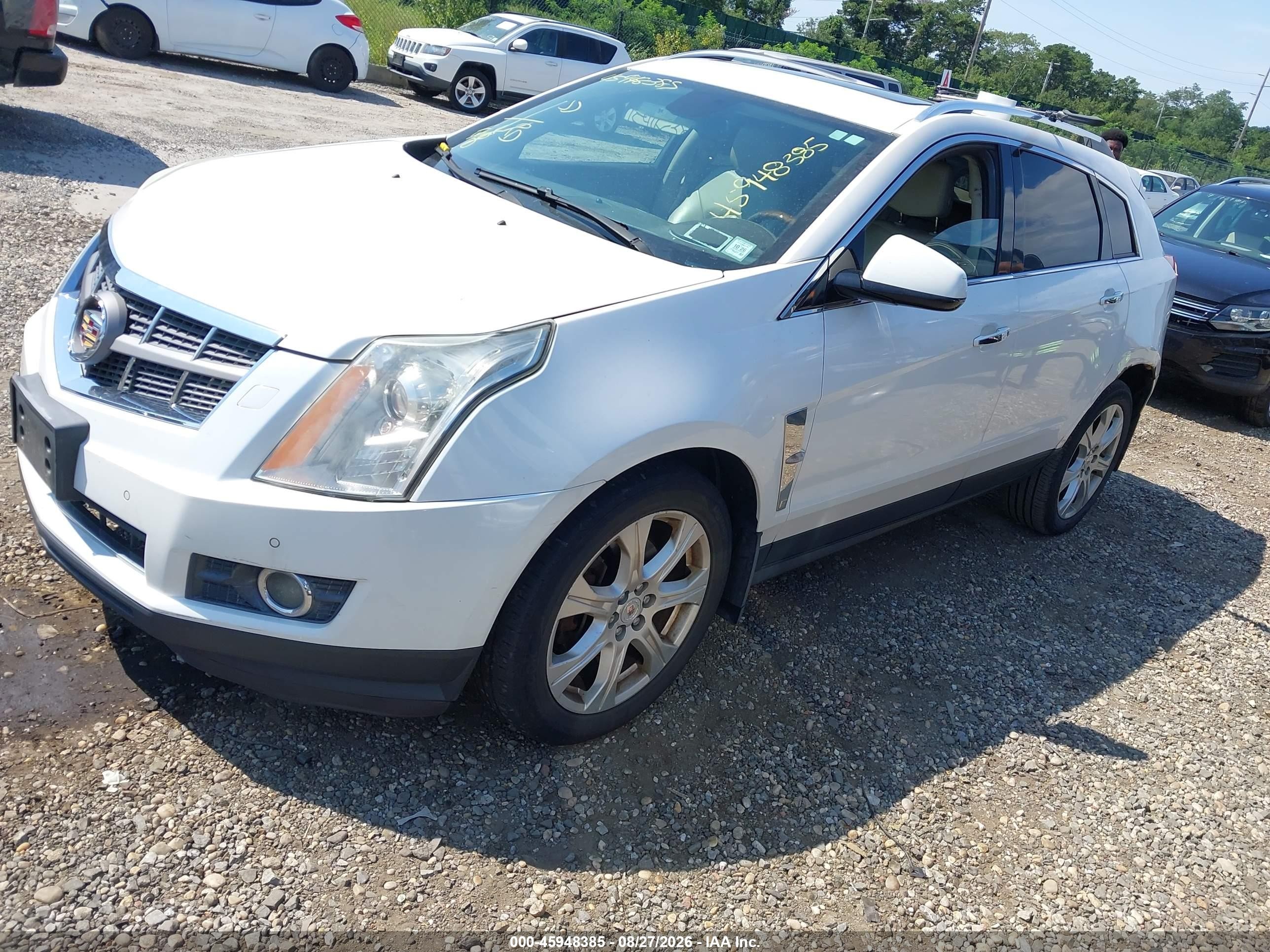 2011 Cadillac Srx Premium Collection White vin: 3GYFNCEY0BS507420