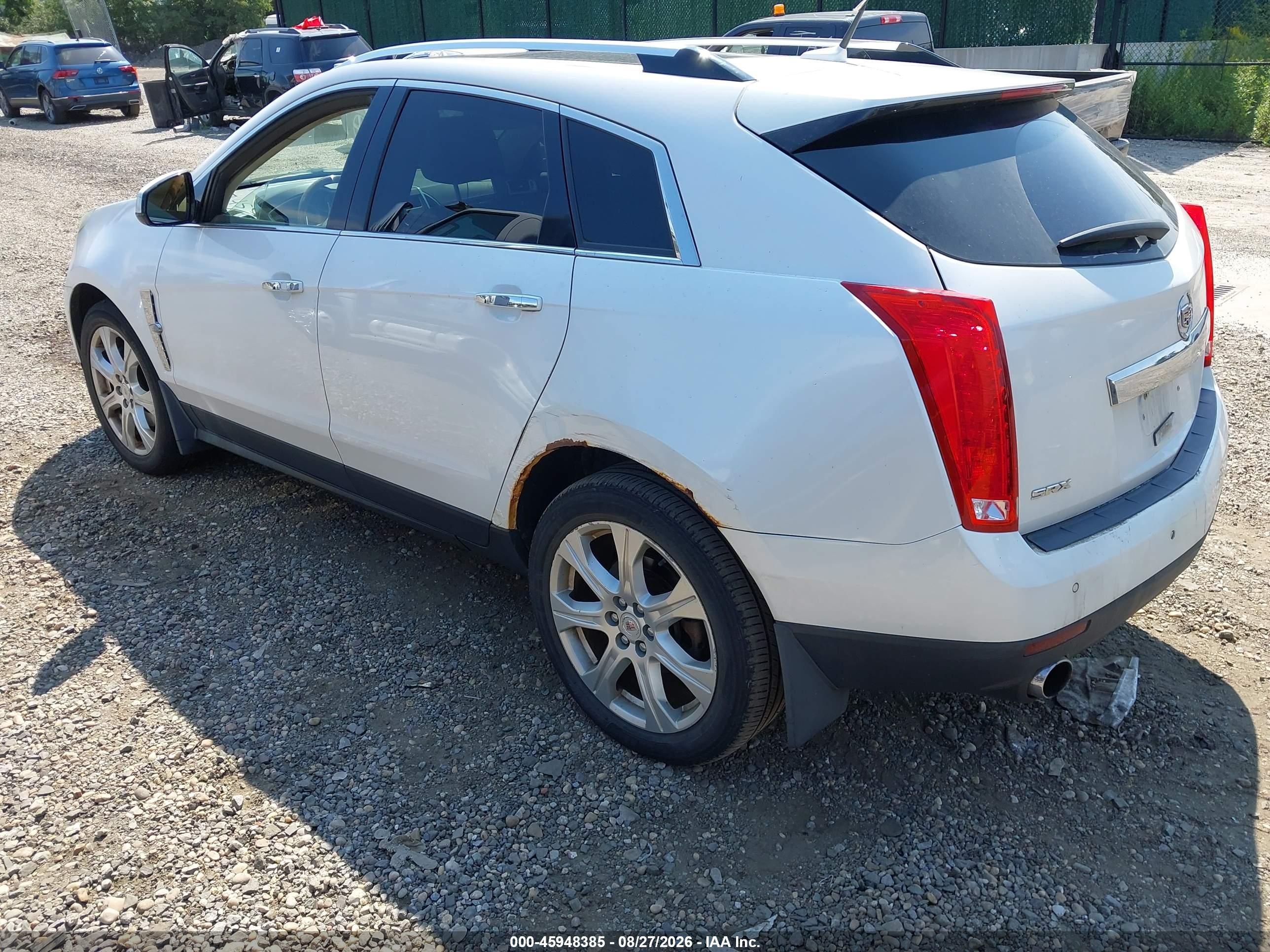 2011 Cadillac Srx Premium Collection White vin: 3GYFNCEY0BS507420