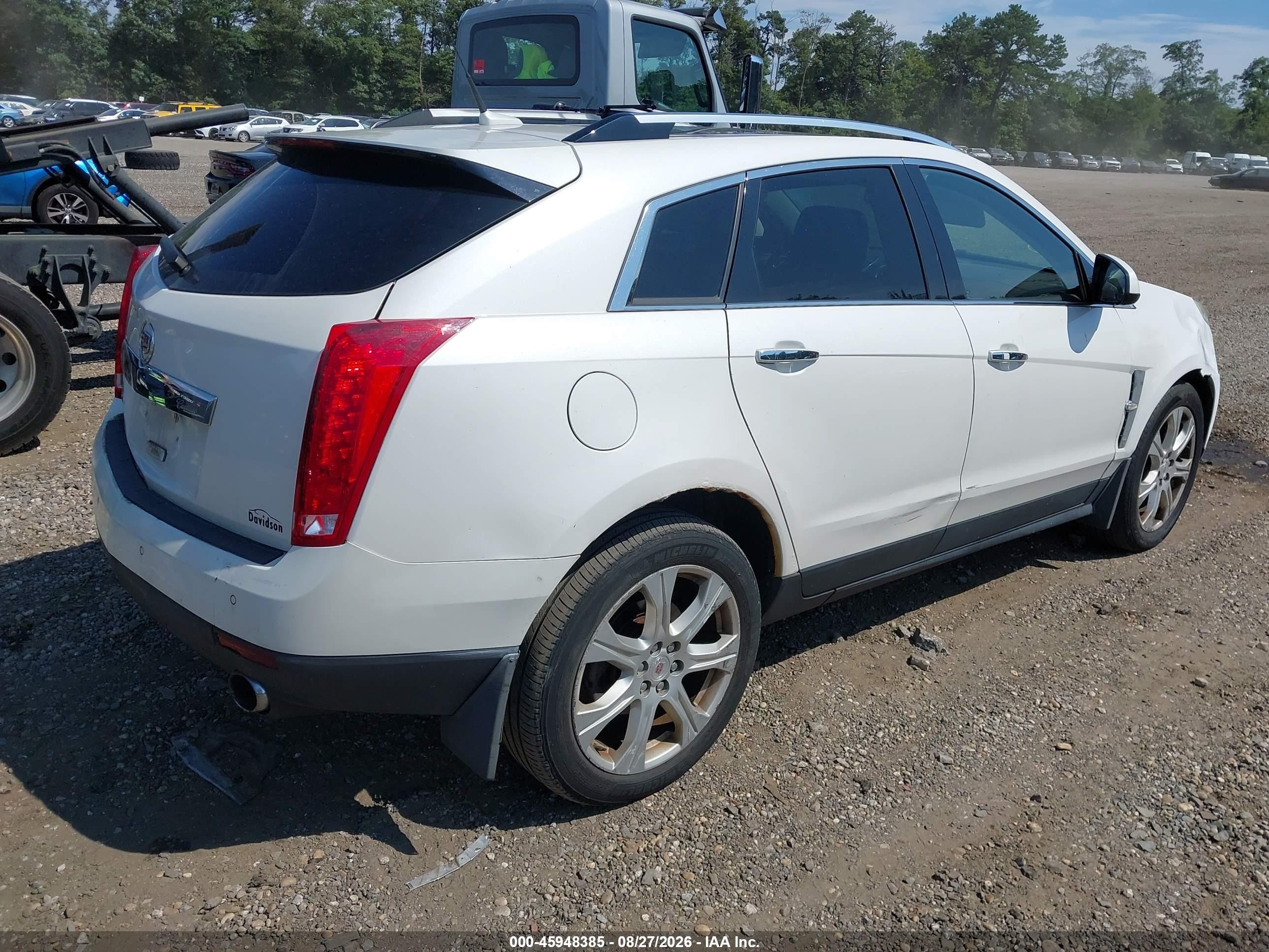 2011 Cadillac Srx Premium Collection White vin: 3GYFNCEY0BS507420