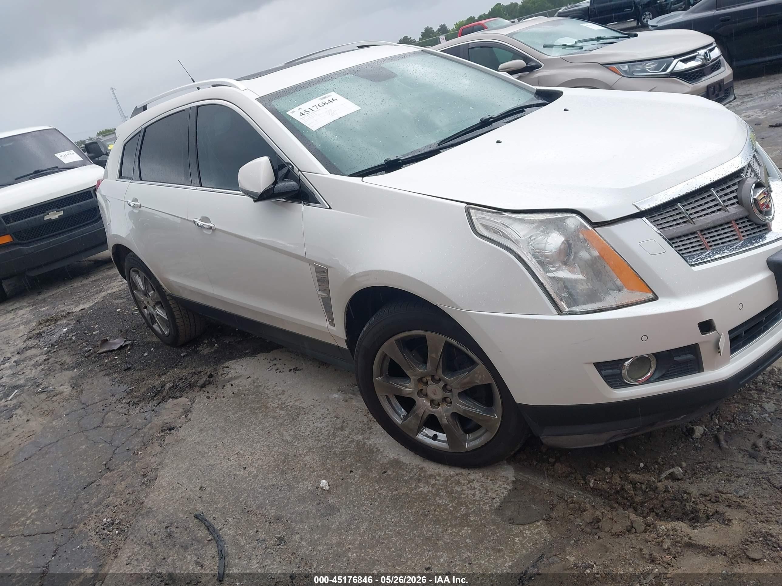 2010 Cadillac Srx Premium Collection White vin: 3GYFNCEY4AS554870