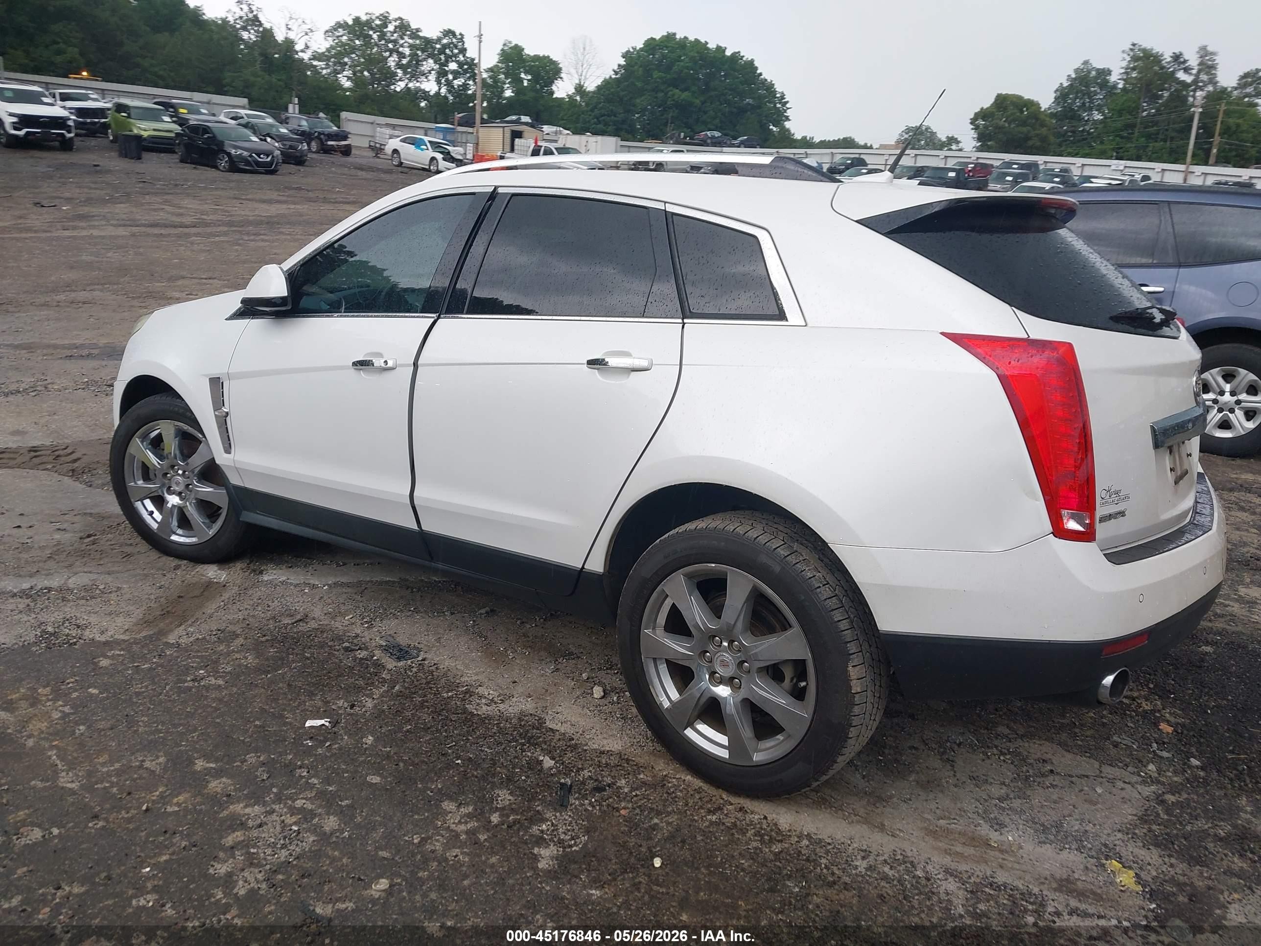 2010 Cadillac Srx Premium Collection White vin: 3GYFNCEY4AS554870