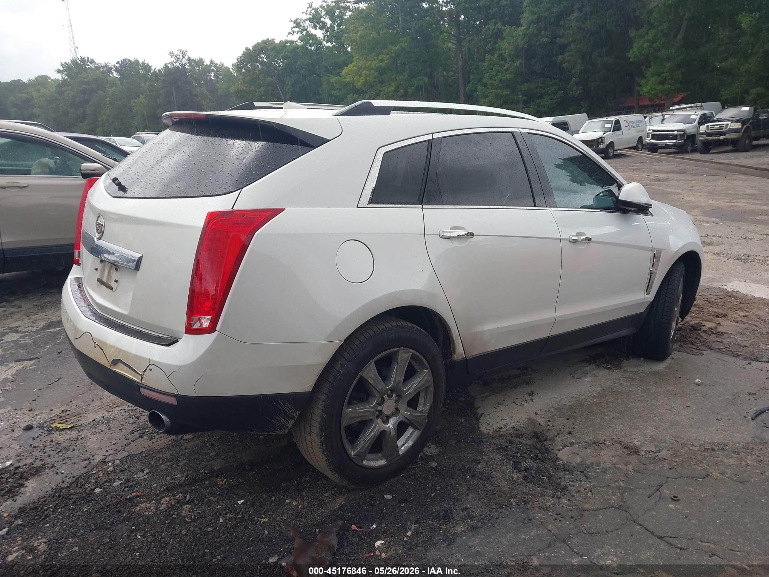 2010 Cadillac Srx Premium Collection White vin: 3GYFNCEY4AS554870