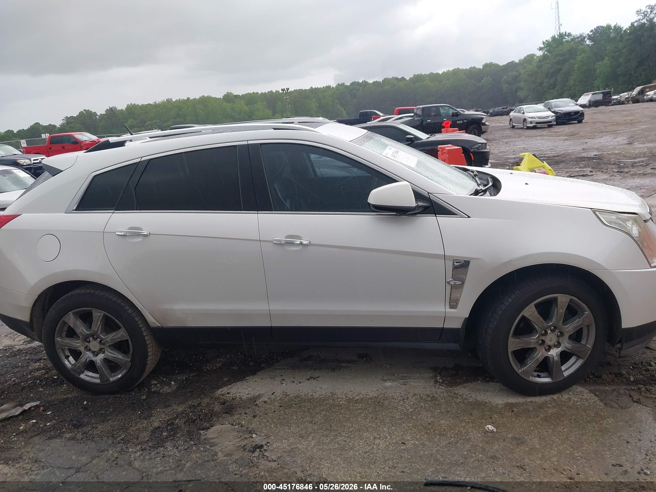 2010 Cadillac Srx Premium Collection White vin: 3GYFNCEY4AS554870