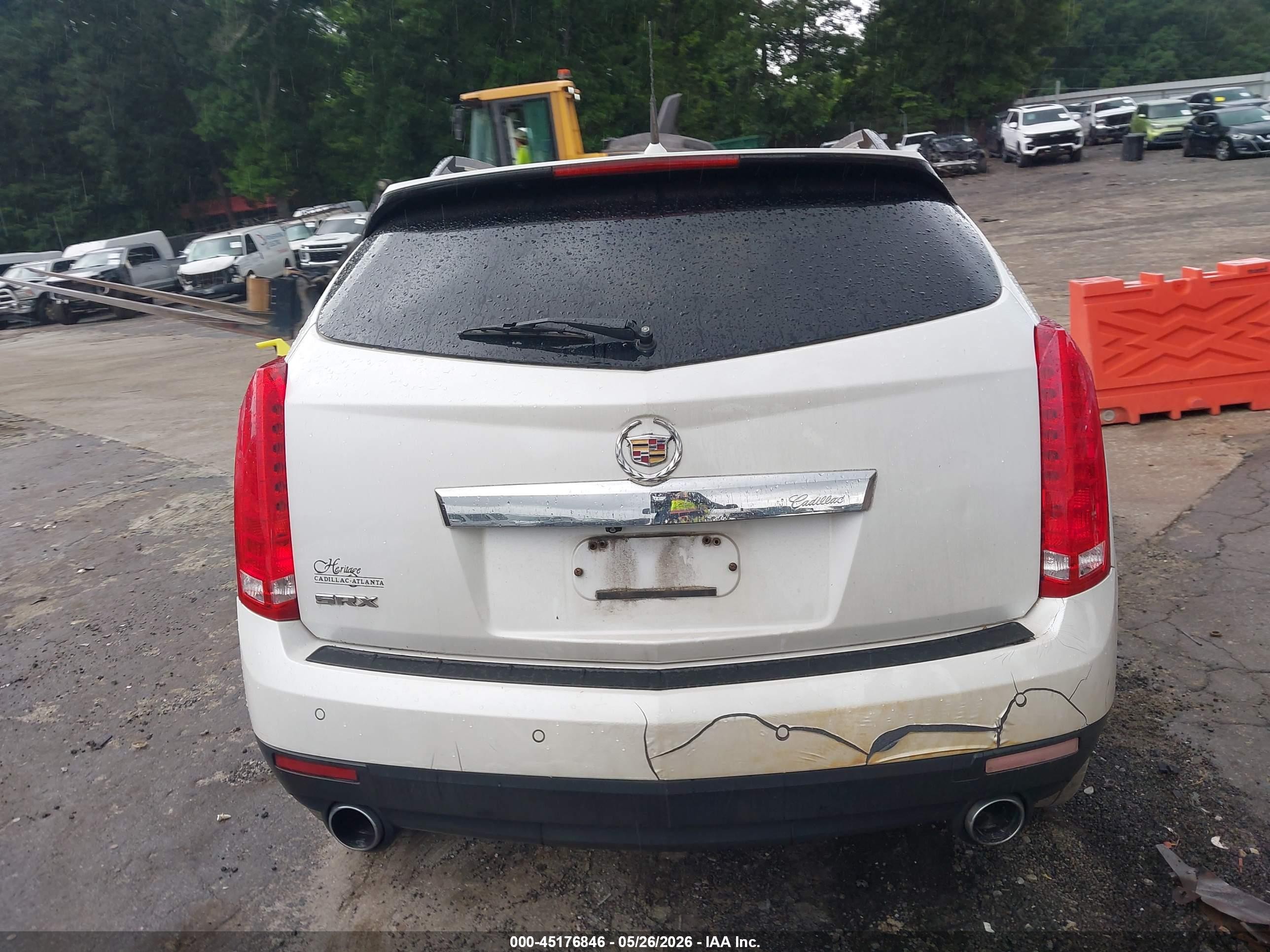 2010 Cadillac Srx Premium Collection White vin: 3GYFNCEY4AS554870