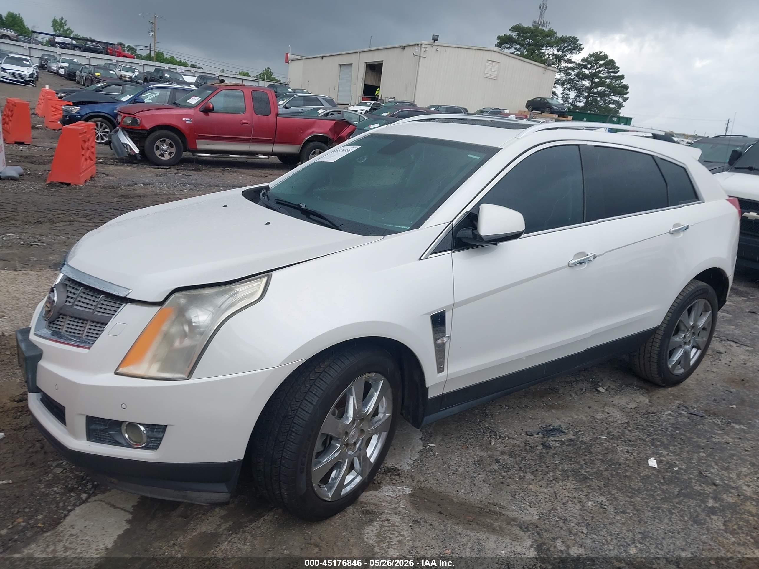 2010 Cadillac Srx Premium Collection White vin: 3GYFNCEY4AS554870
