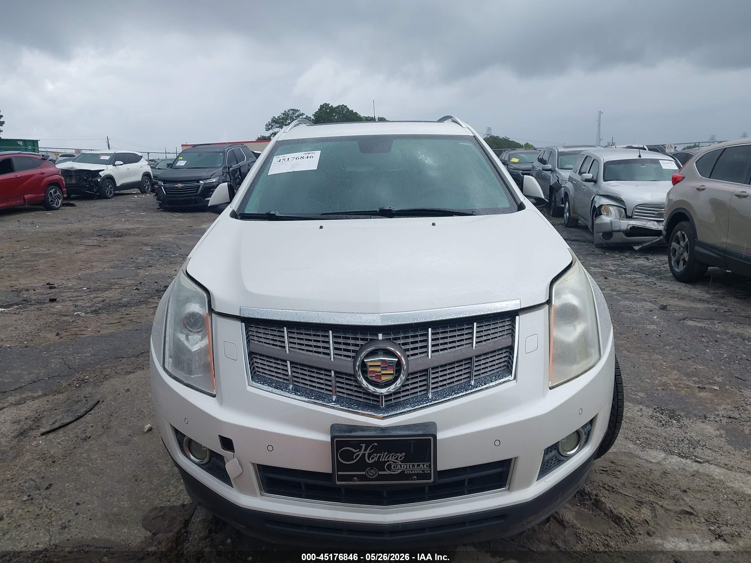 2010 Cadillac Srx Premium Collection White vin: 3GYFNCEY4AS554870