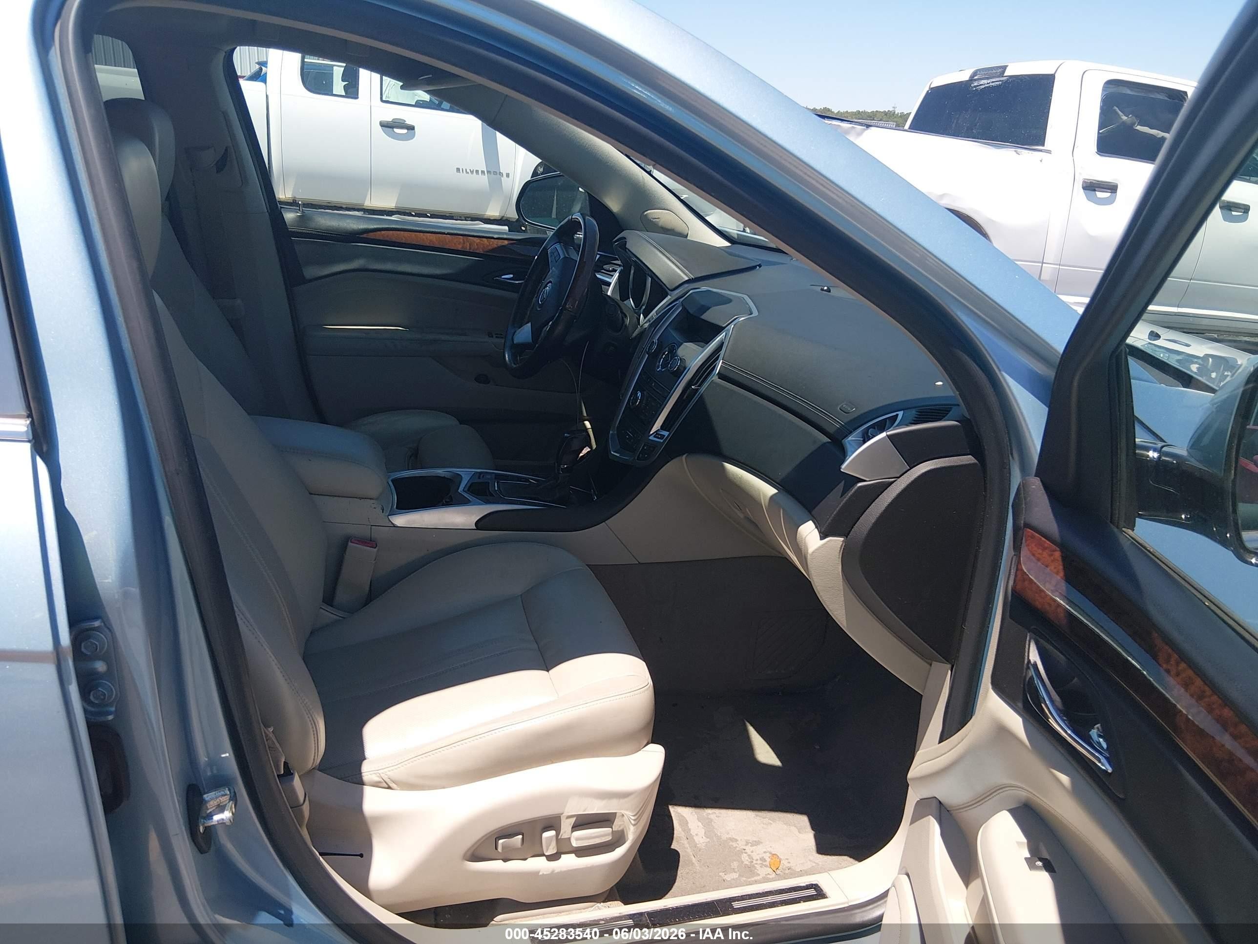 2011 Cadillac Srx Premium Collection Light Blue vin: 3GYFNCEY5BS660505