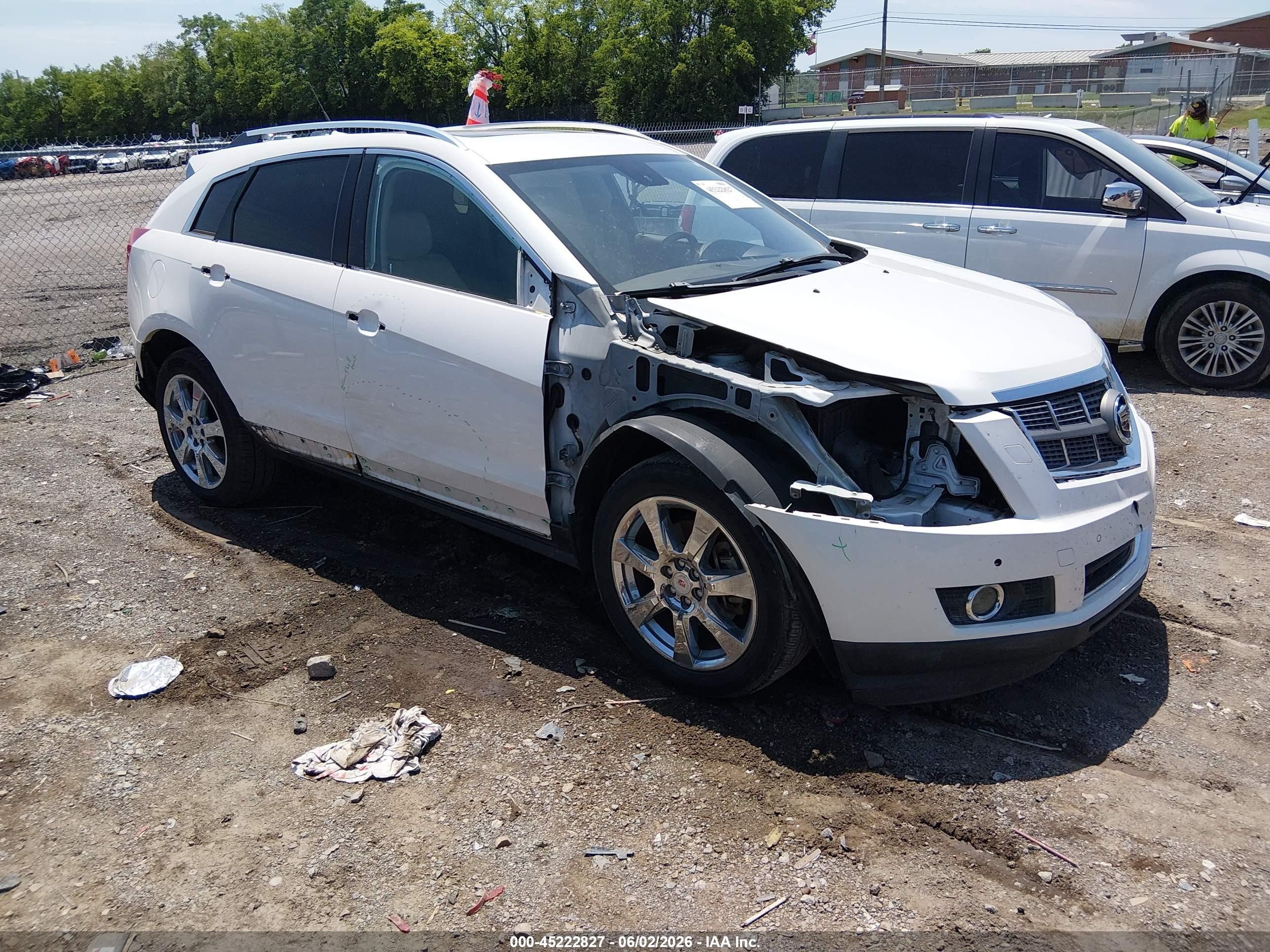 2011 Cadillac Srx Premium Collection Cream vin: 3GYFNCEY6BS559781