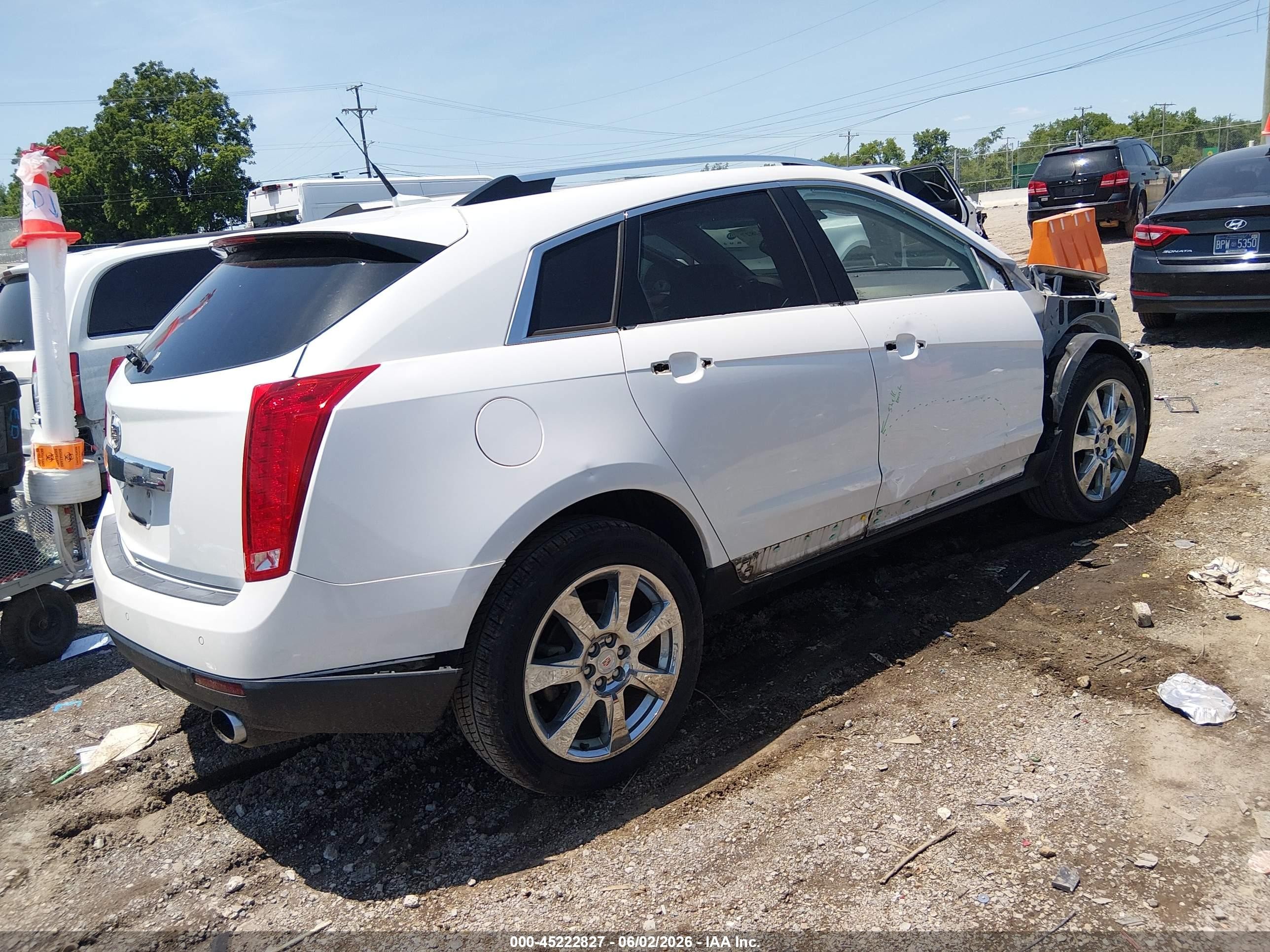 2011 Cadillac Srx Premium Collection Cream vin: 3GYFNCEY6BS559781