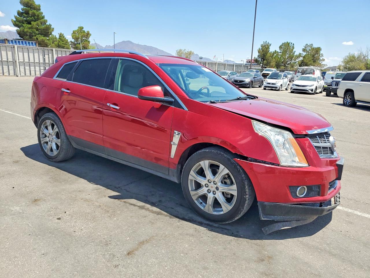 2010 Cadillac Srx Premium Collection Maroon vin: 3GYFNCEY8AS563040