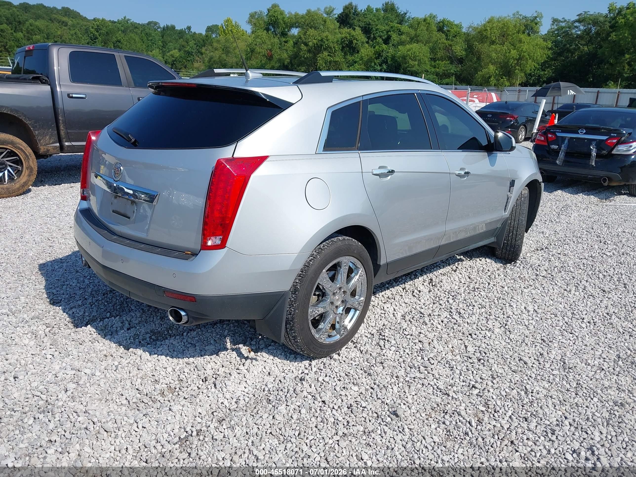 2011 Cadillac Srx Premium Collection Silver vin: 3GYFNCEY8BS646825