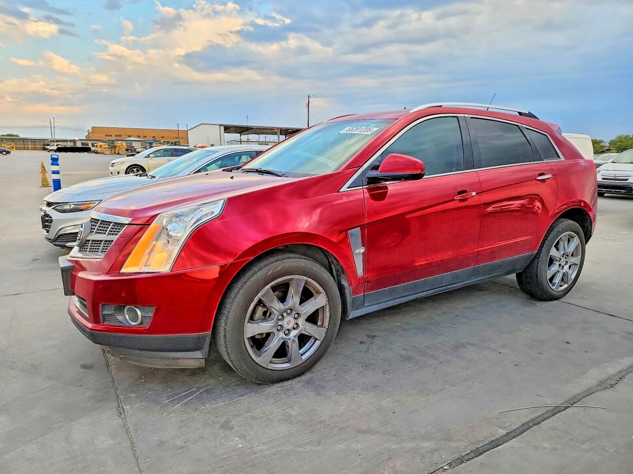 2010 Cadillac Srx Premium Collection Red vin: 3GYFNCEYXAS501199