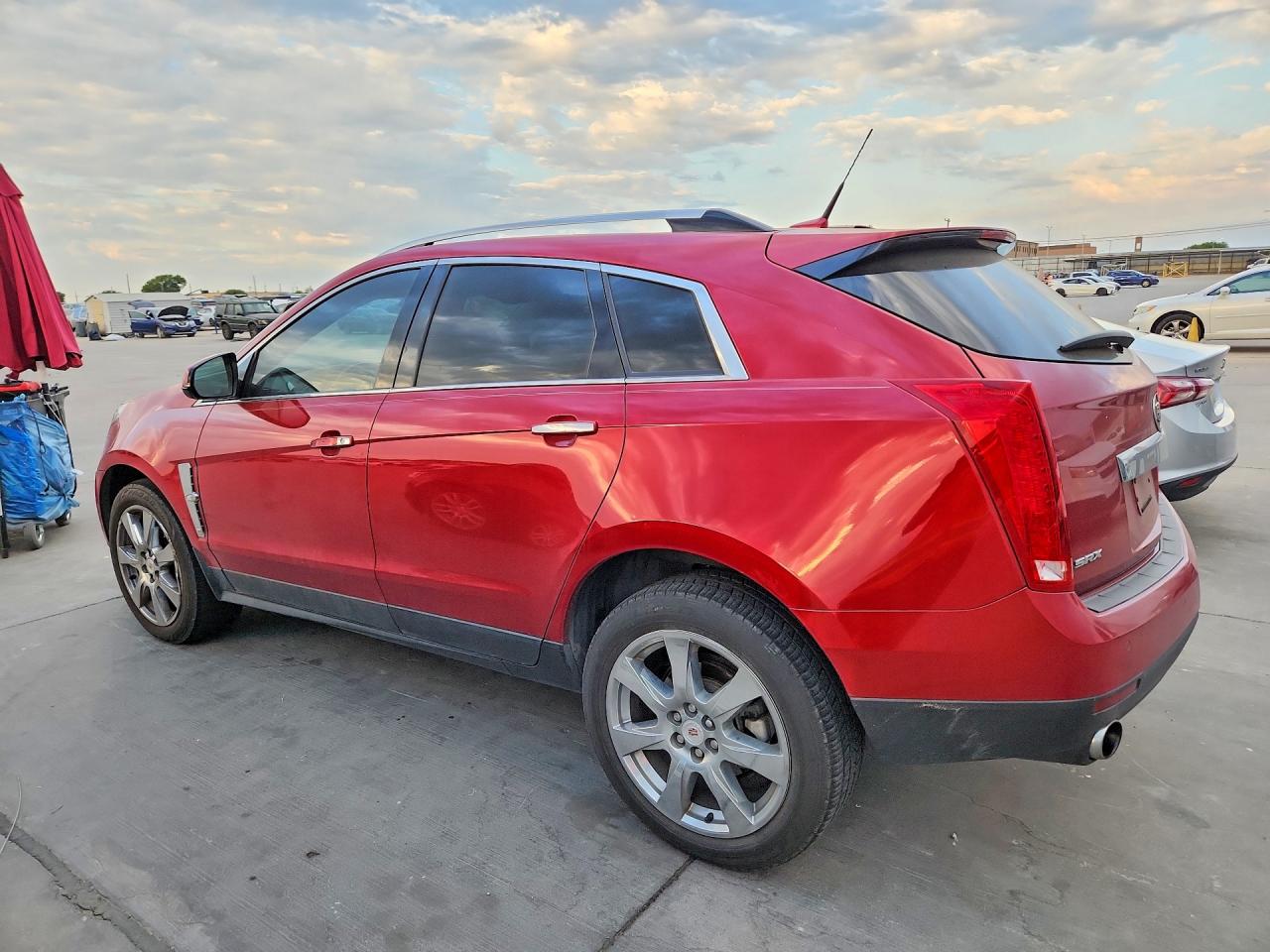 2010 Cadillac Srx Premium Collection Red vin: 3GYFNCEYXAS501199