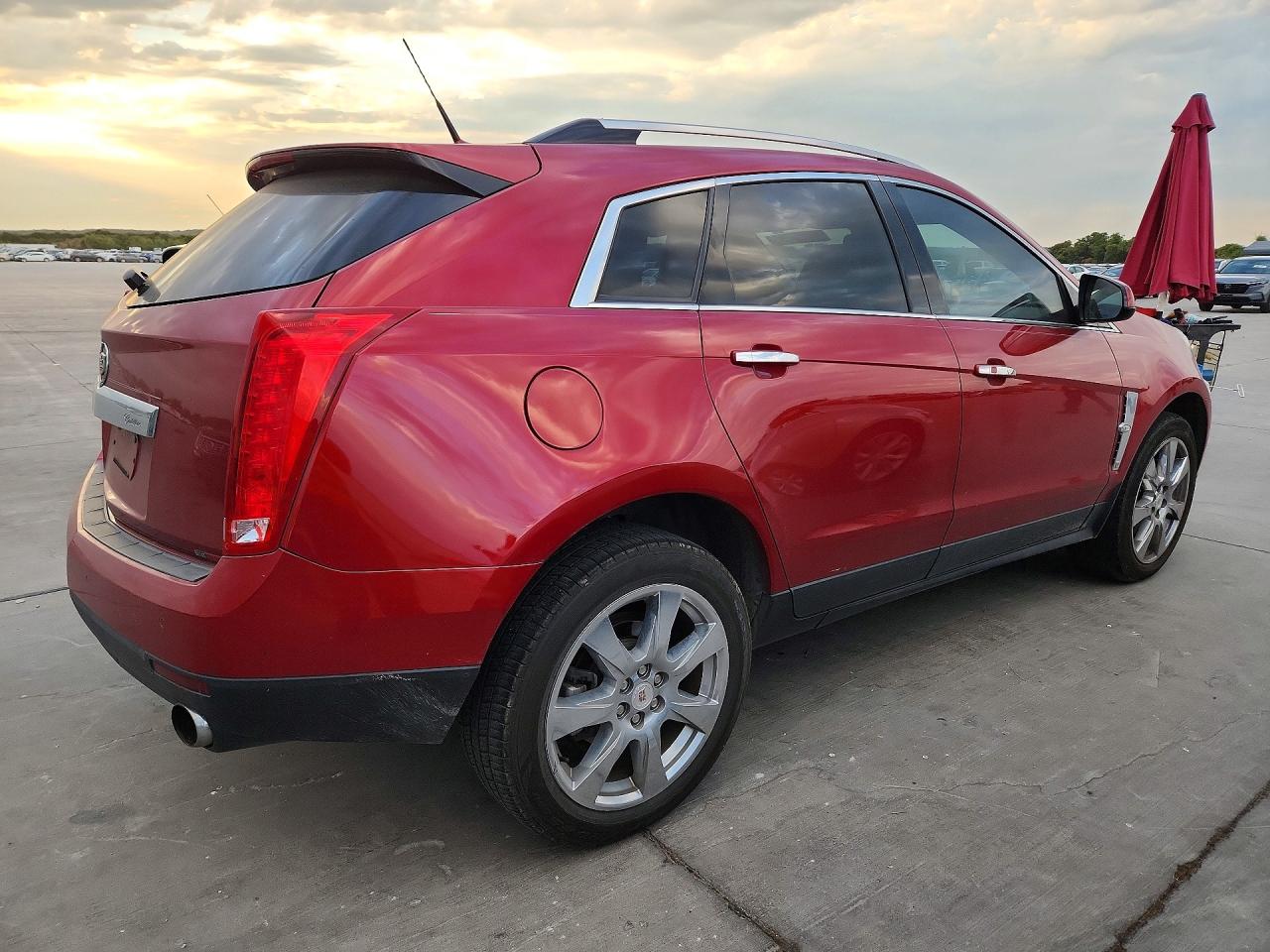 2010 Cadillac Srx Premium Collection Red vin: 3GYFNCEYXAS501199