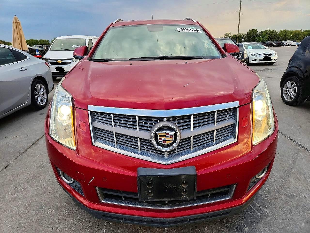 2010 Cadillac Srx Premium Collection Red vin: 3GYFNCEYXAS501199