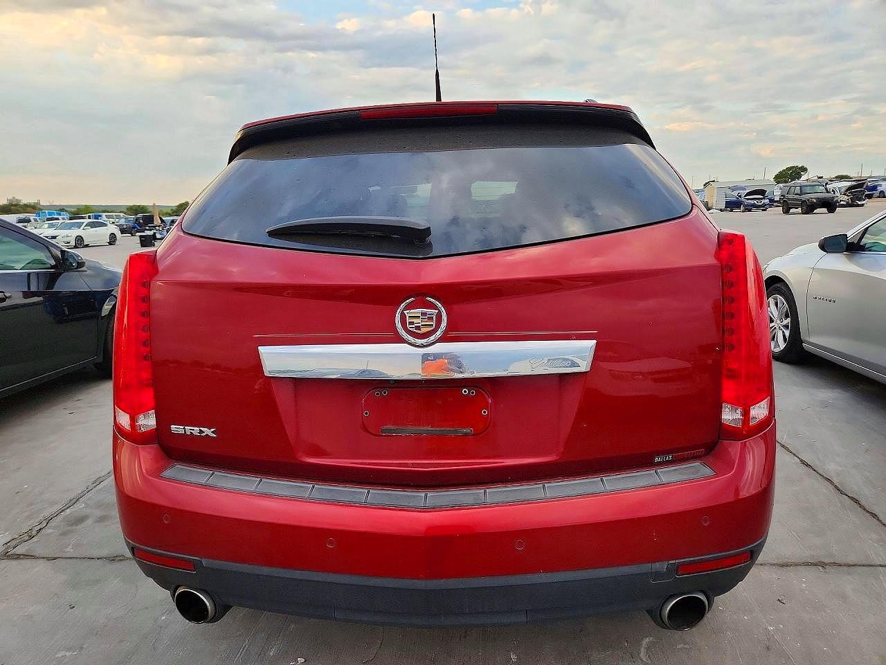 2010 Cadillac Srx Premium Collection Red vin: 3GYFNCEYXAS501199