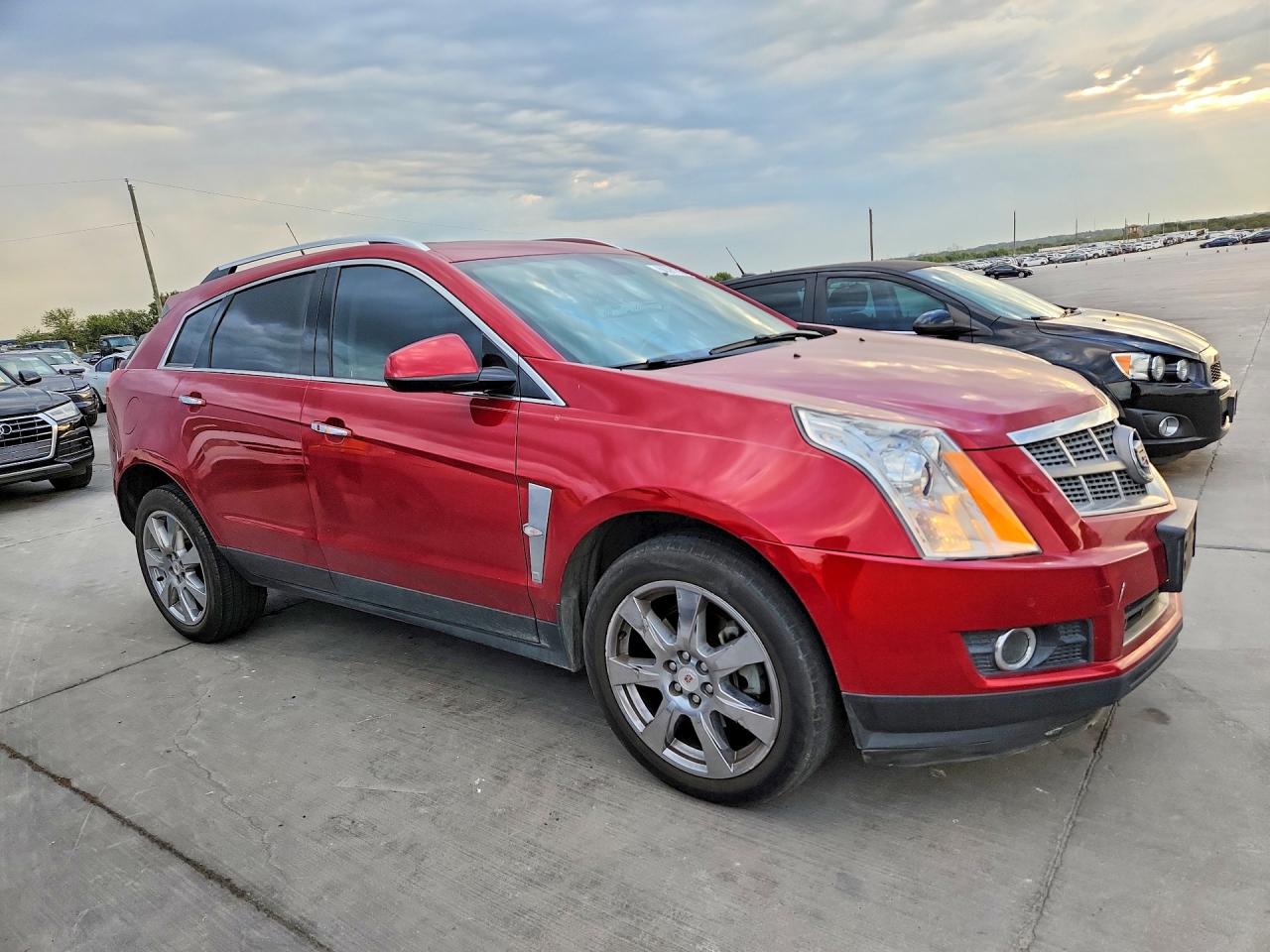 2010 Cadillac Srx Premium Collection Red vin: 3GYFNCEYXAS501199