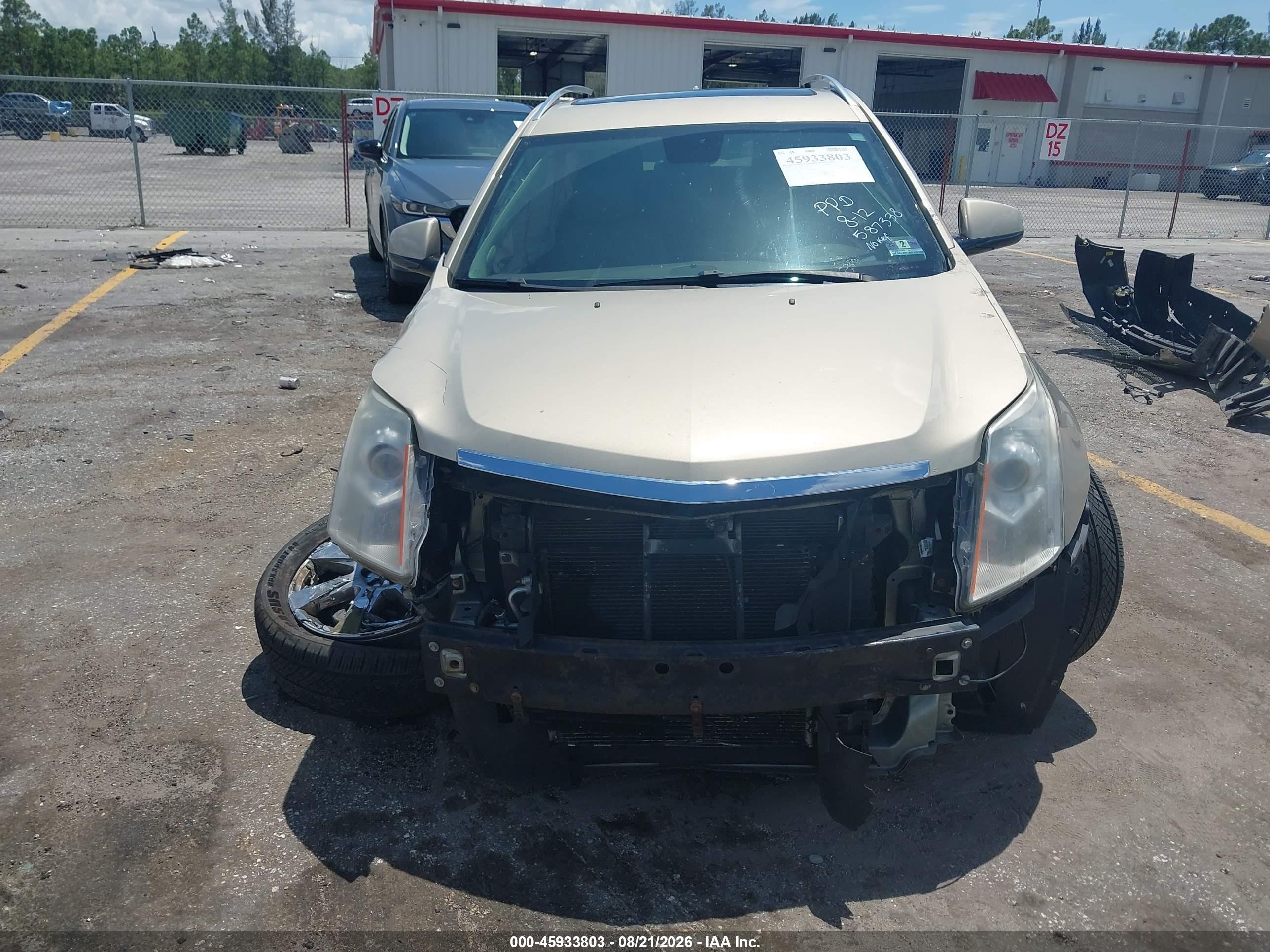2010 Cadillac Srx Premium Collection Gold vin: 3GYFNCEYXAS587338