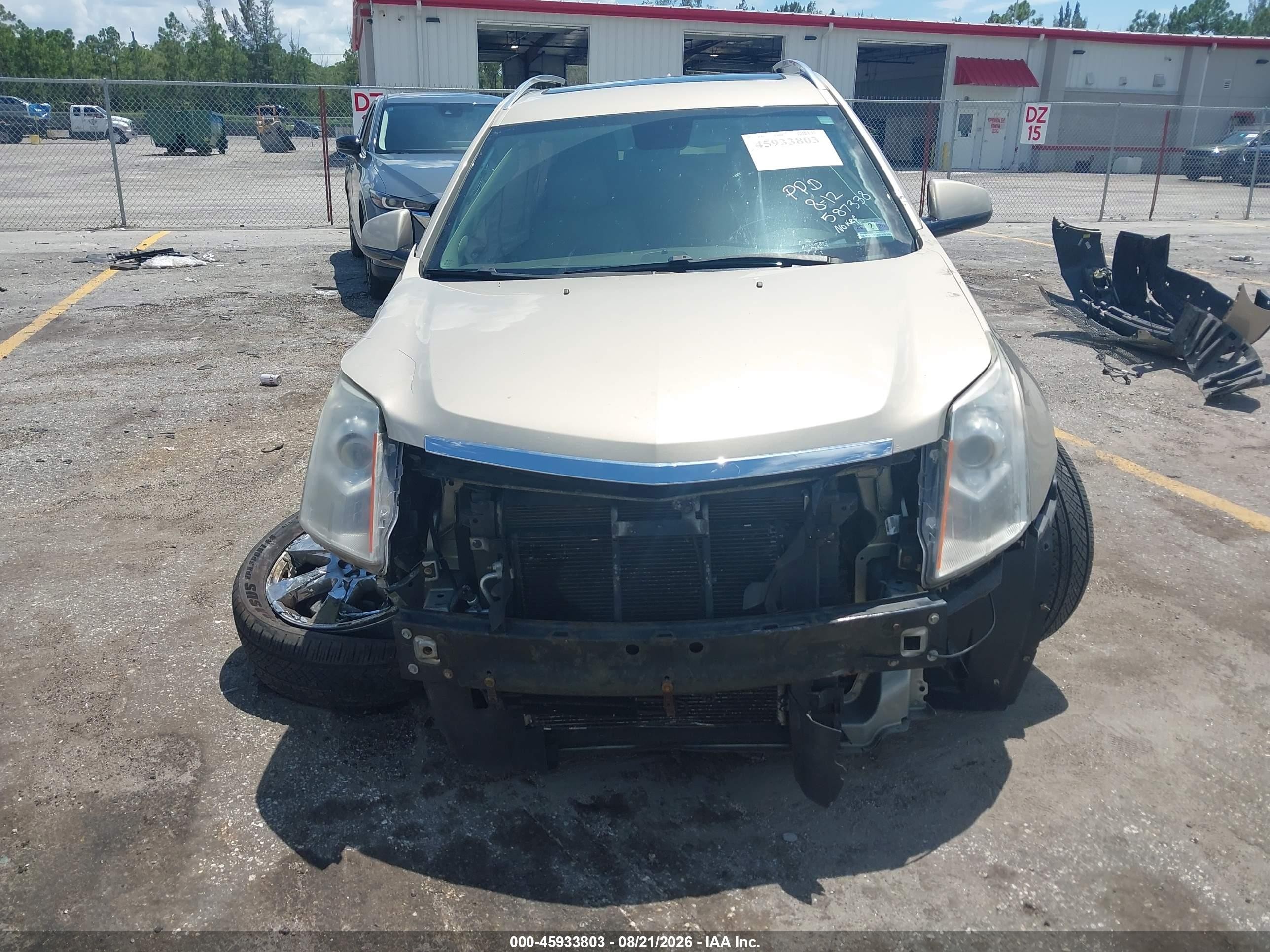 2010 Cadillac Srx Premium Collection Gold vin: 3GYFNCEYXAS587338