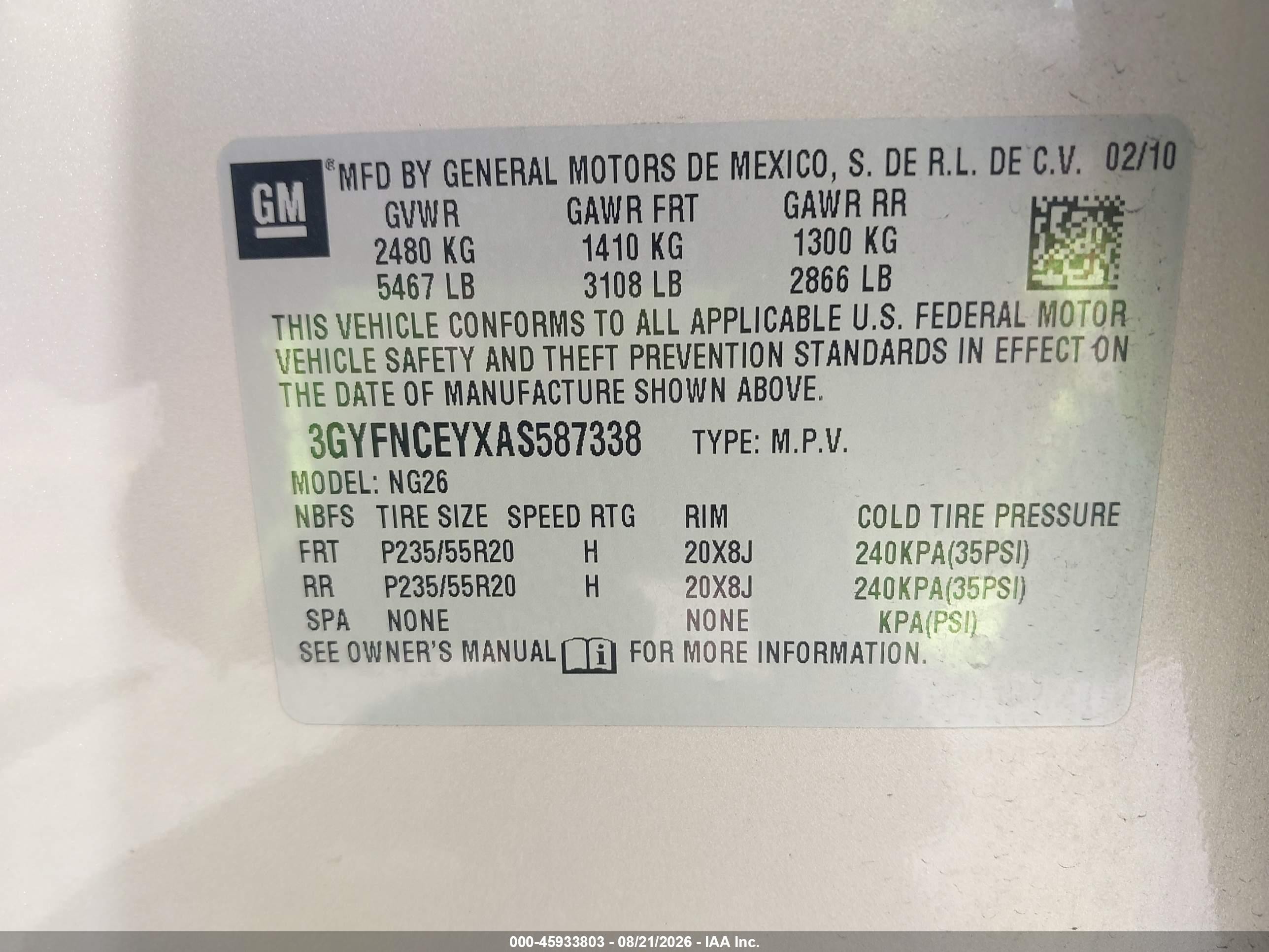 2010 Cadillac Srx Premium Collection Gold vin: 3GYFNCEYXAS587338