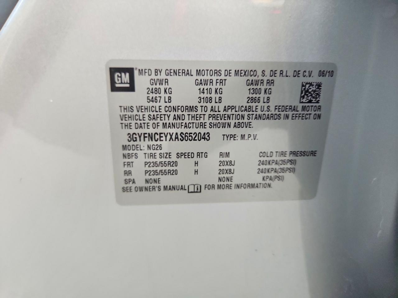 2010 Cadillac Srx Premium Collection Silver vin: 3GYFNCEYXAS652043