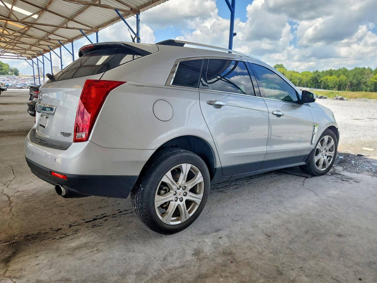 2010 Cadillac Srx Premium Collection Silver vin: 3GYFNCEYXAS652043