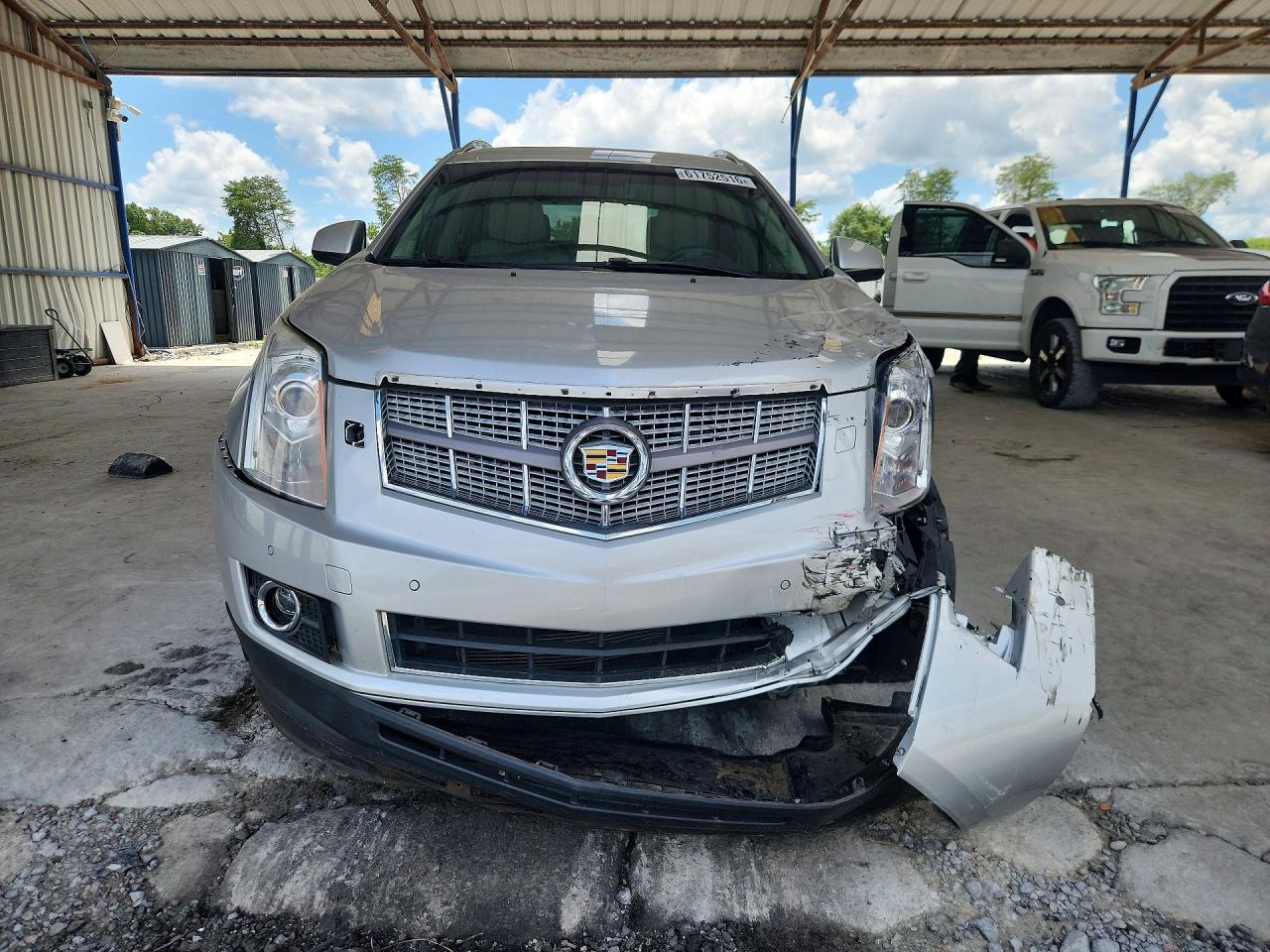 2010 Cadillac Srx Premium Collection Silver vin: 3GYFNCEYXAS652043