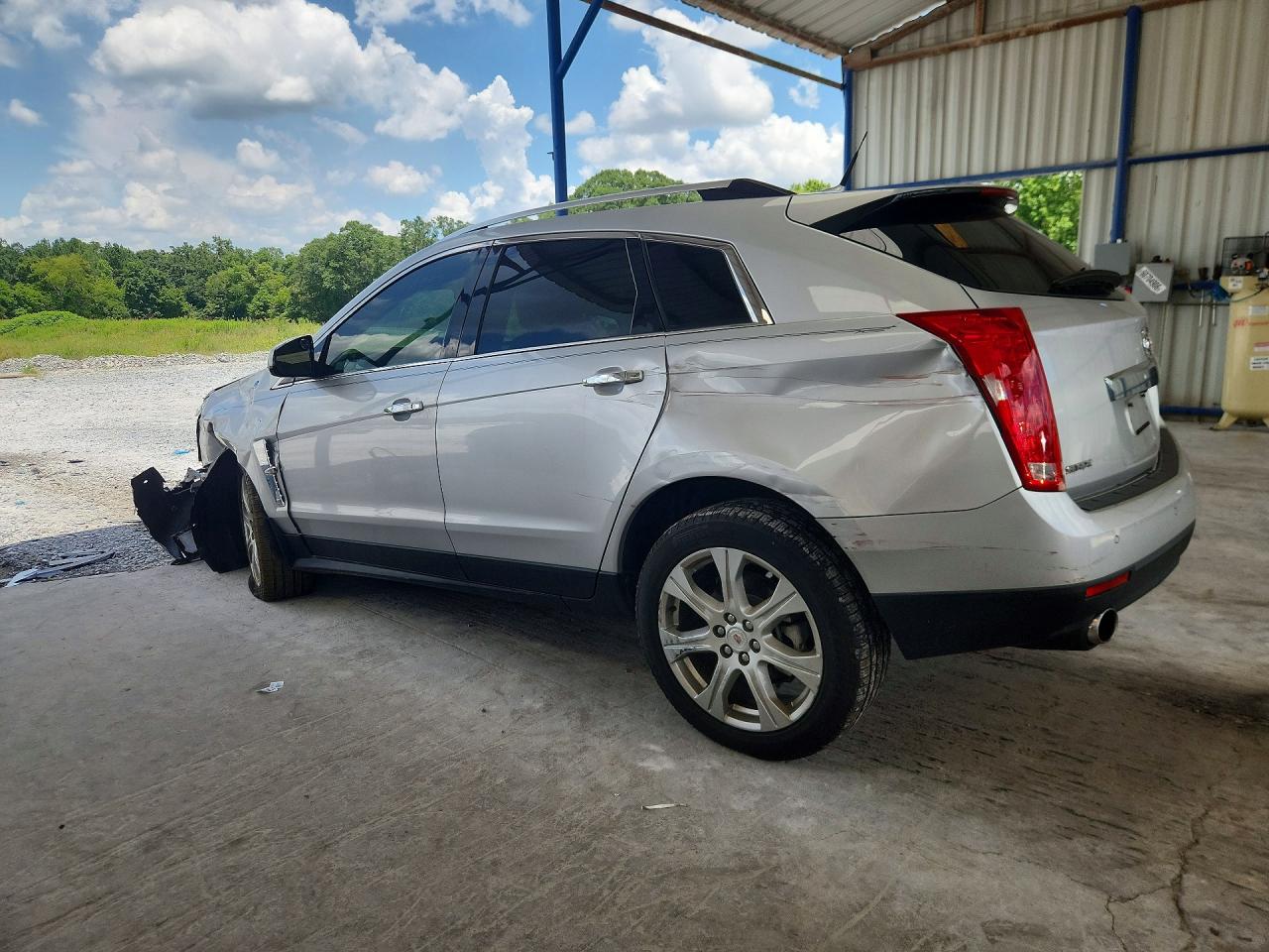 2010 Cadillac Srx Premium Collection Silver vin: 3GYFNCEYXAS652043