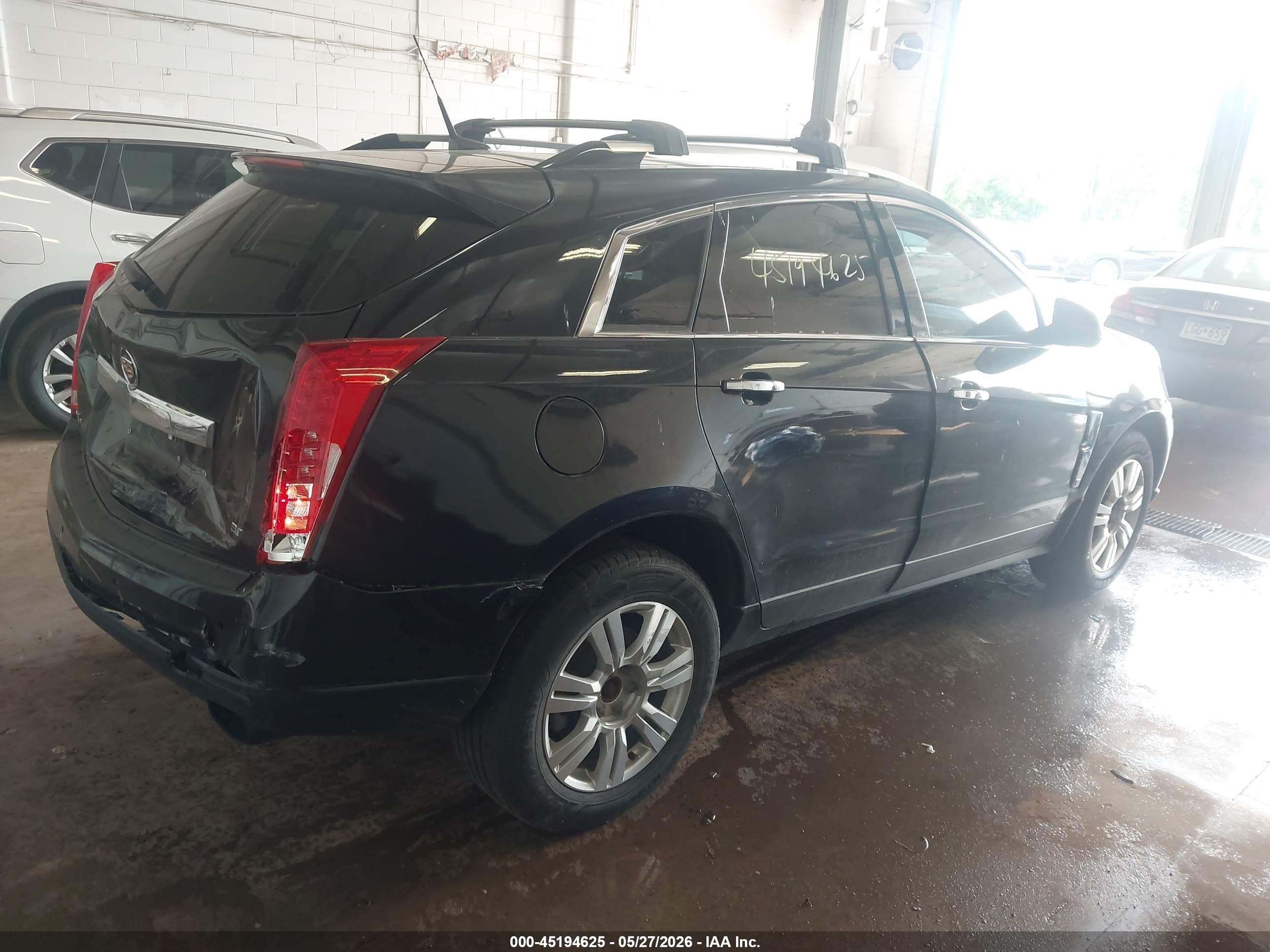 2012 Cadillac Srx Luxury Collection Black vin: 3GYFNDE30CS503136