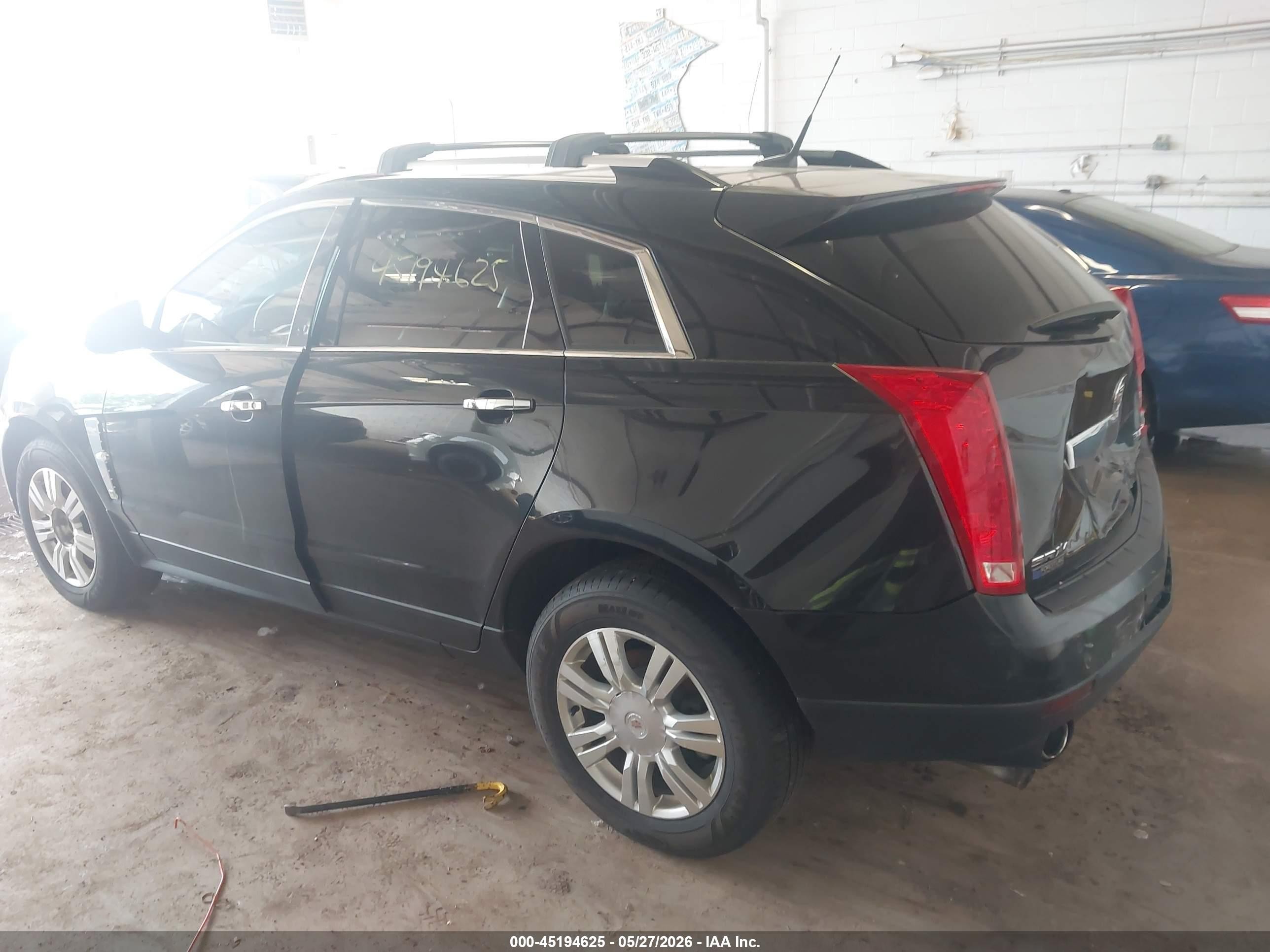 2012 Cadillac Srx Luxury Collection Black vin: 3GYFNDE30CS503136