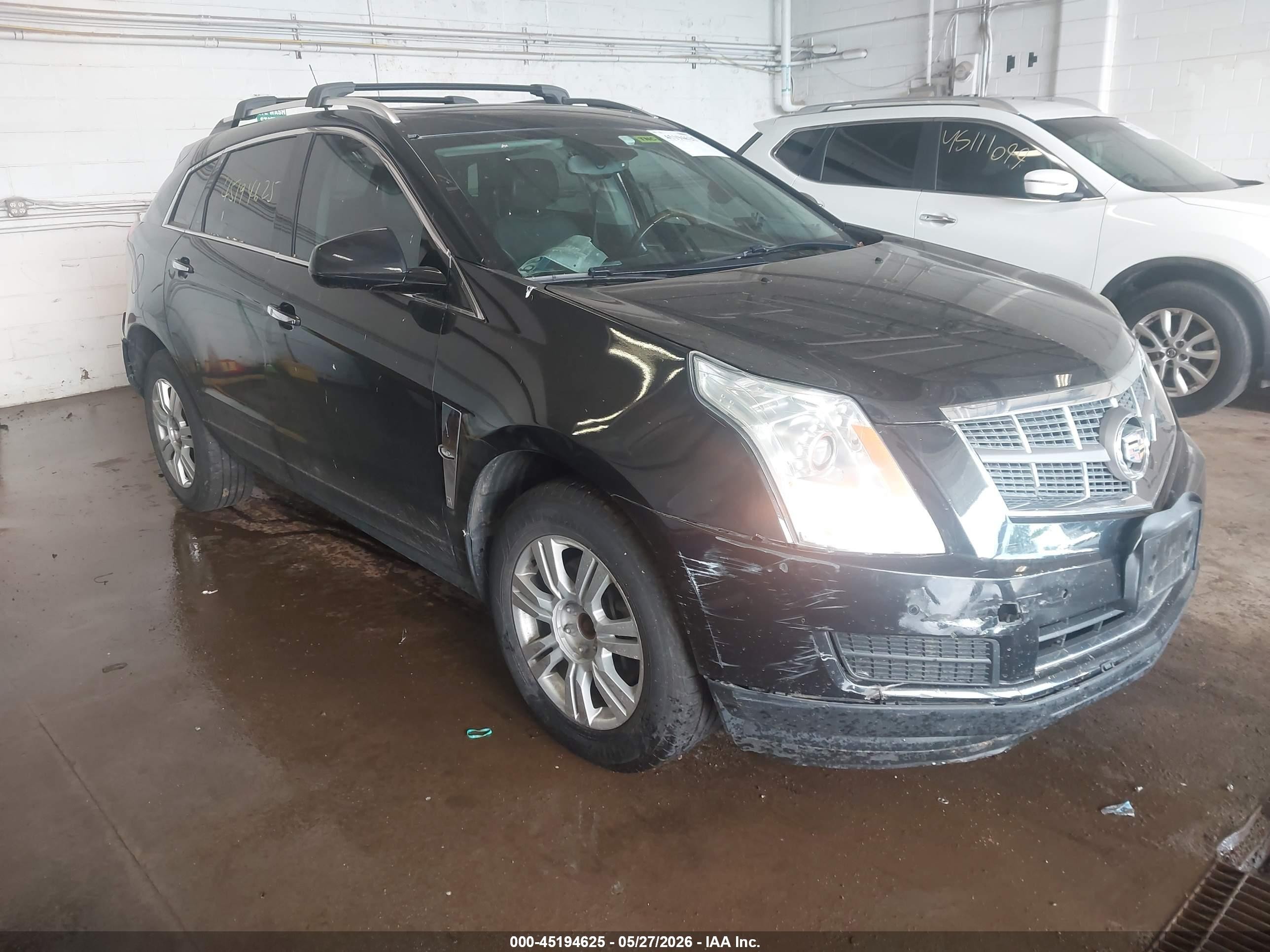 2012 Cadillac Srx Luxury Collection Black vin: 3GYFNDE30CS503136