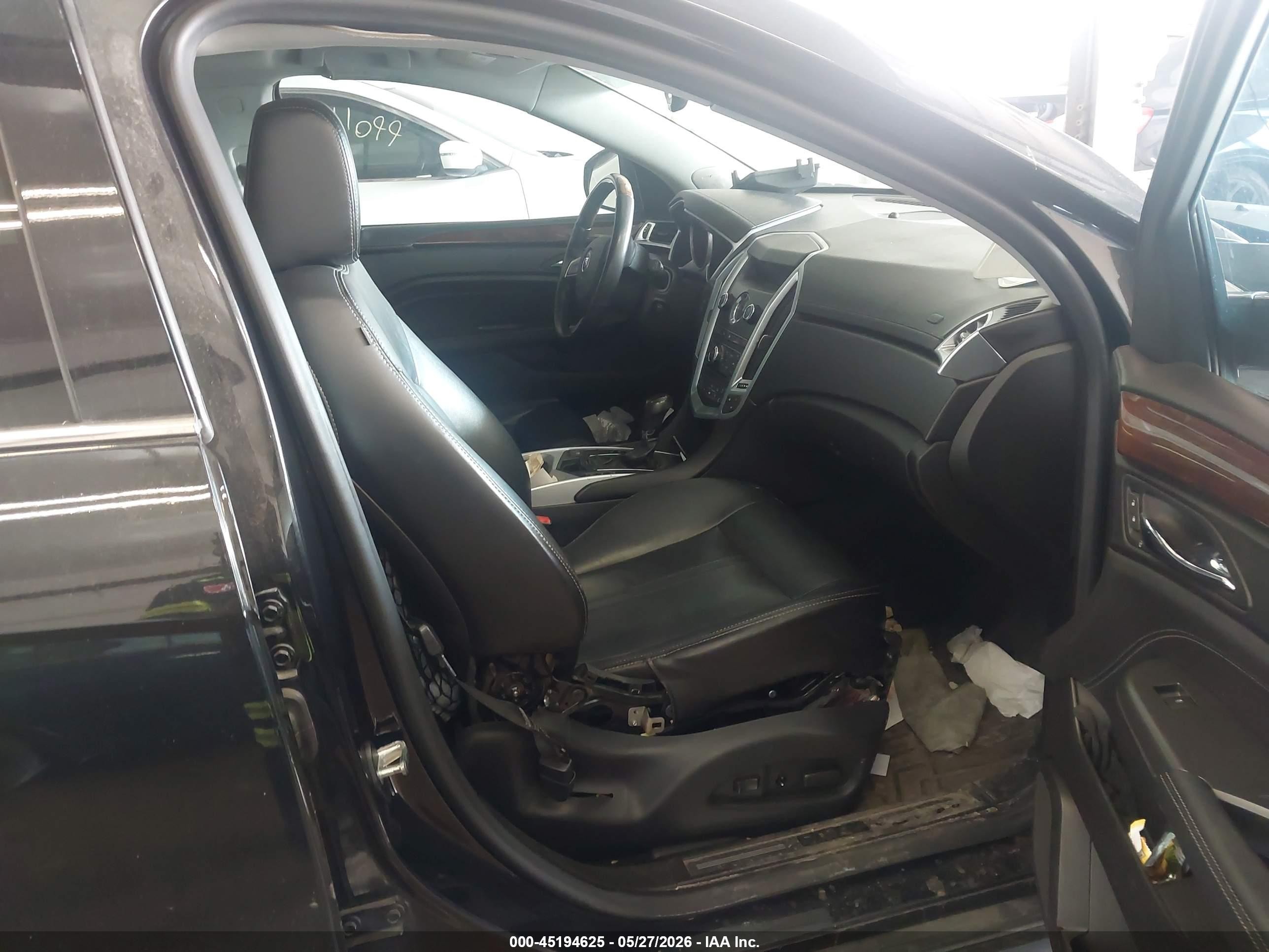 2012 Cadillac Srx Luxury Collection Black vin: 3GYFNDE30CS503136