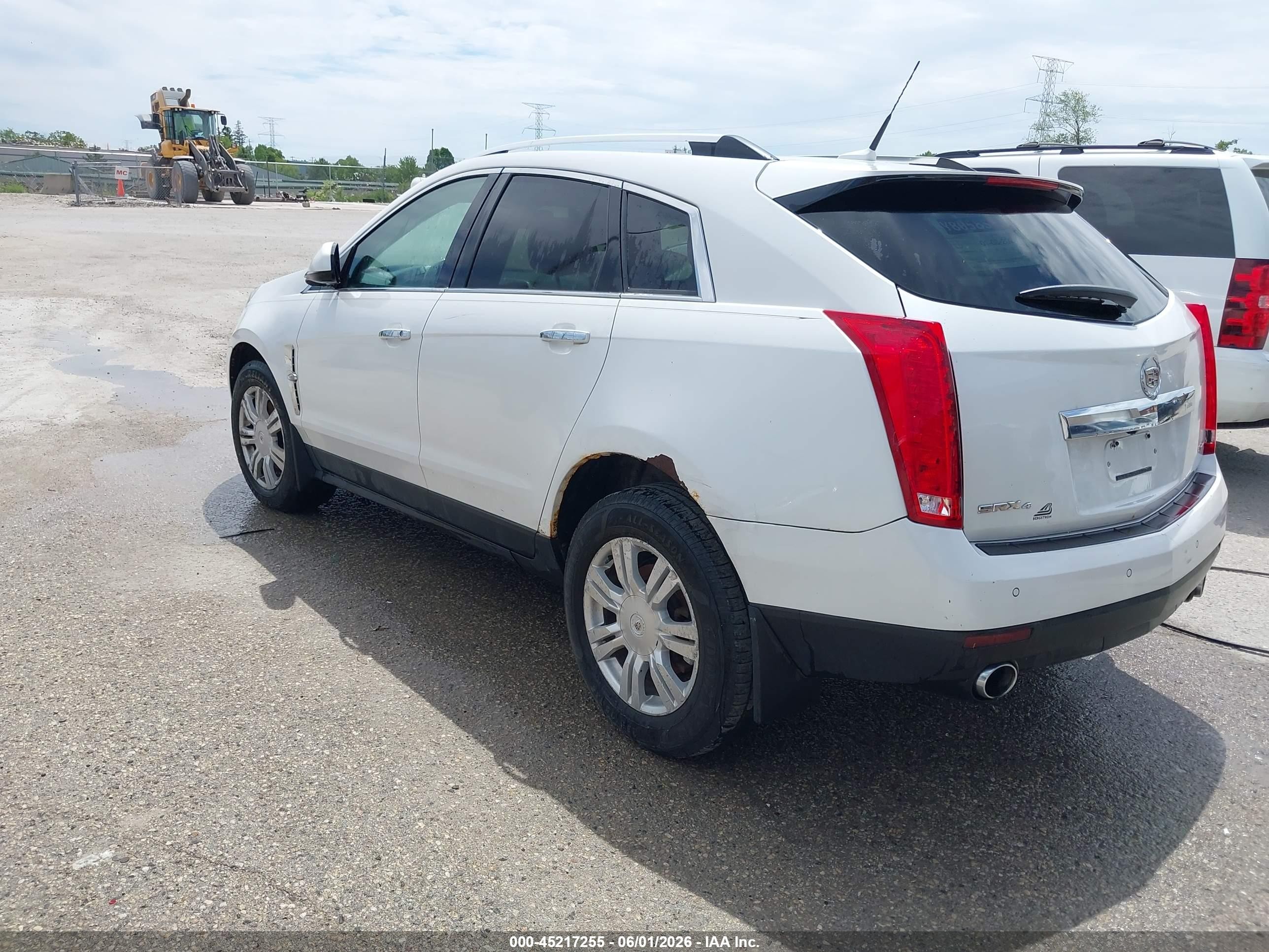 2012 Cadillac Srx Luxury Collection White vin: 3GYFNDE30CS534967