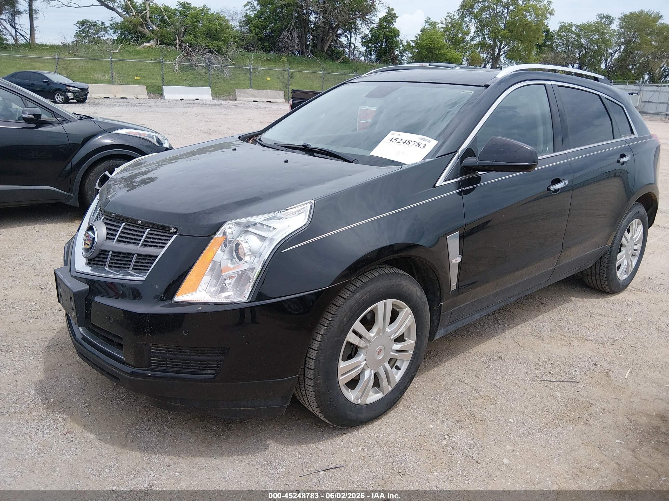 2012 Cadillac Srx Luxury Collection Black vin: 3GYFNDE30CS557729