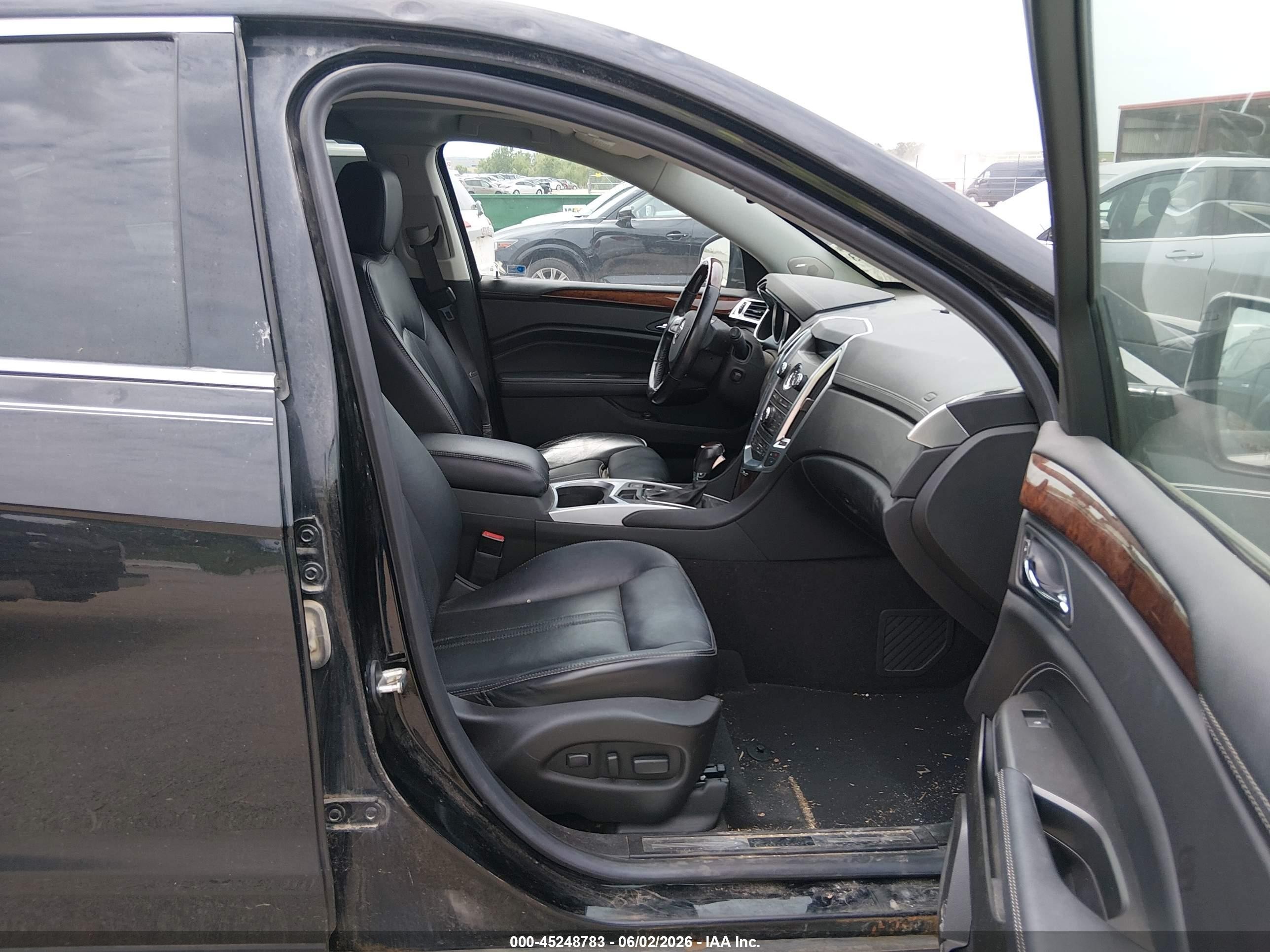 2012 Cadillac Srx Luxury Collection Black vin: 3GYFNDE30CS557729