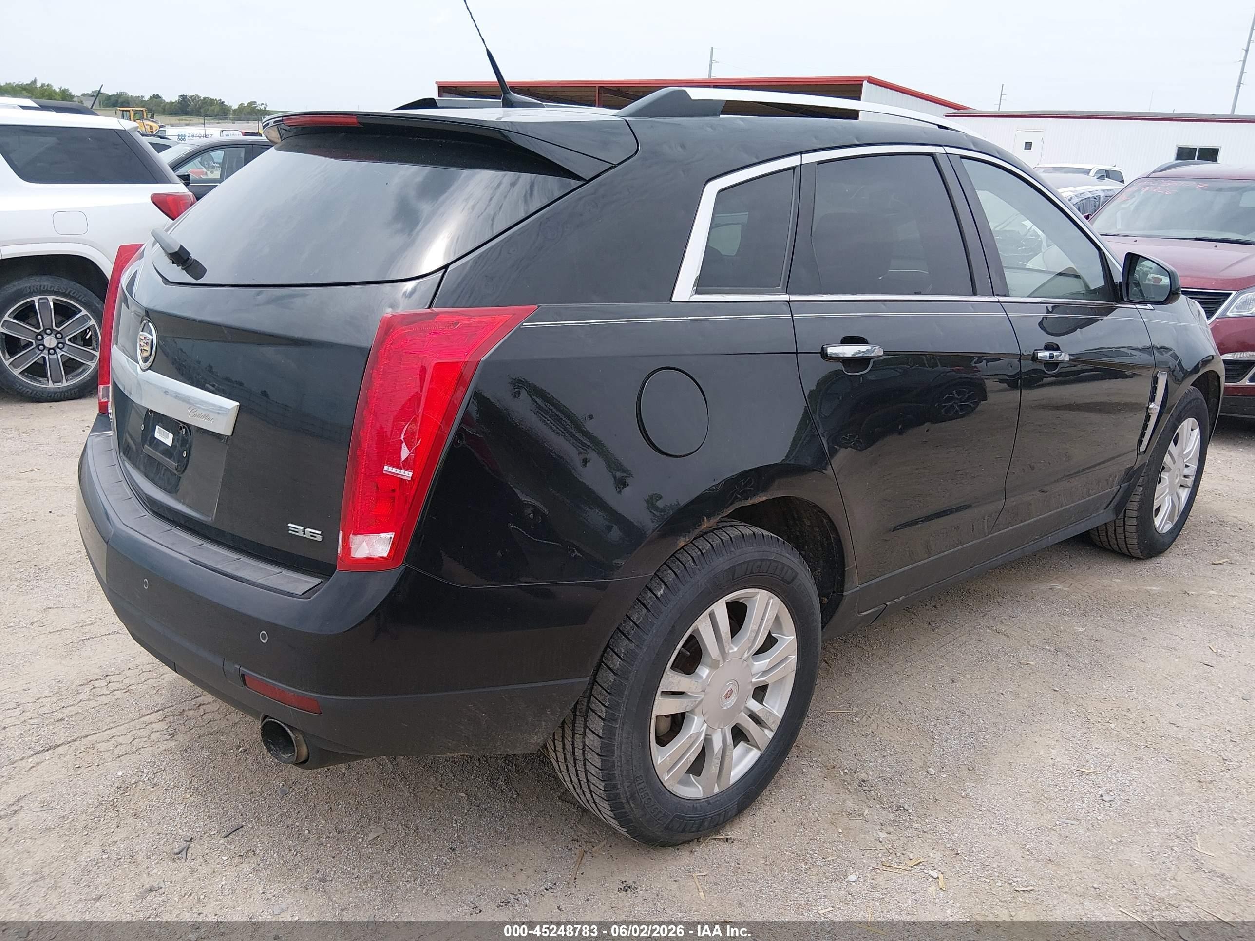 2012 Cadillac Srx Luxury Collection Black vin: 3GYFNDE30CS557729