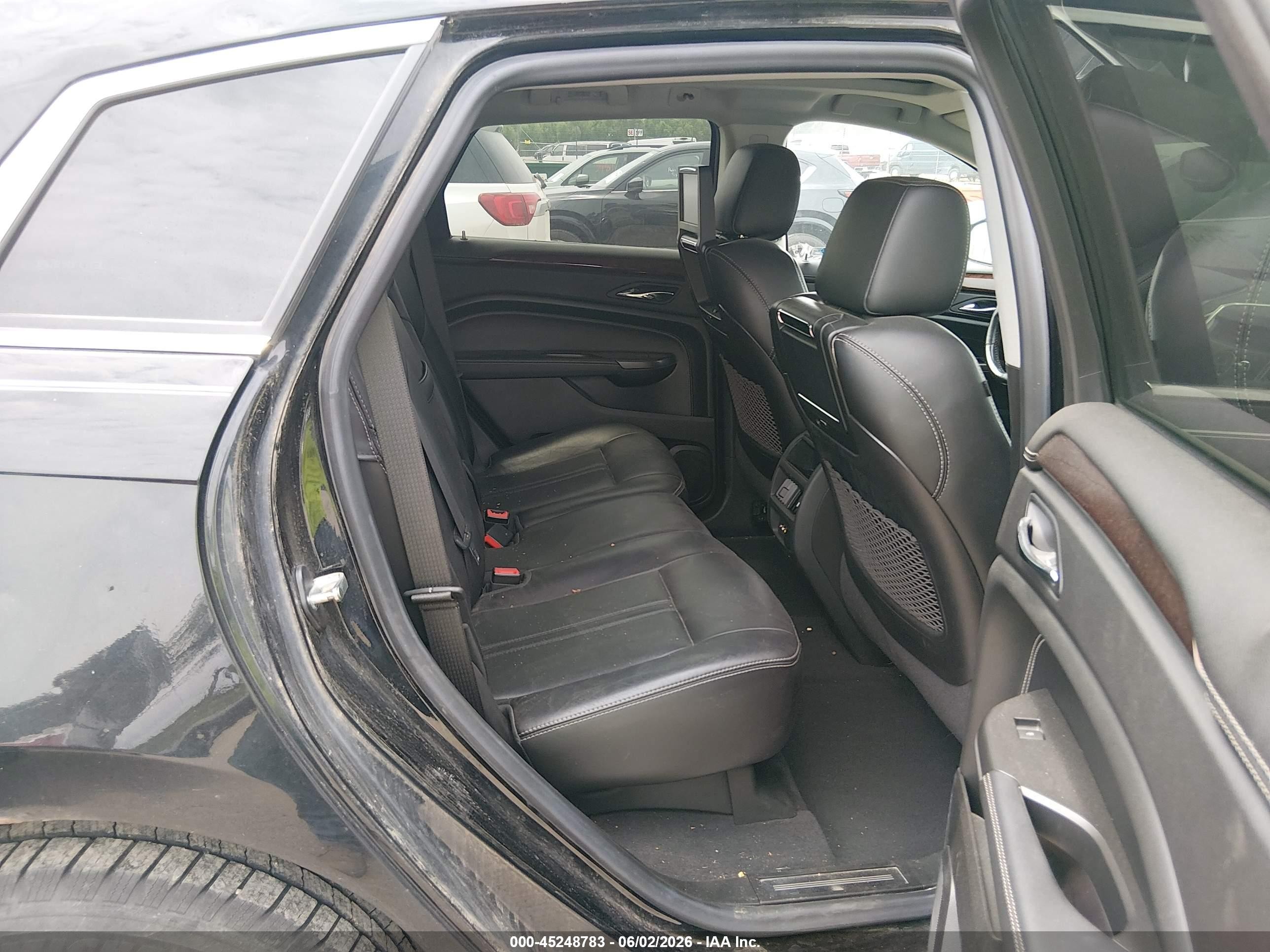 2012 Cadillac Srx Luxury Collection Black vin: 3GYFNDE30CS557729