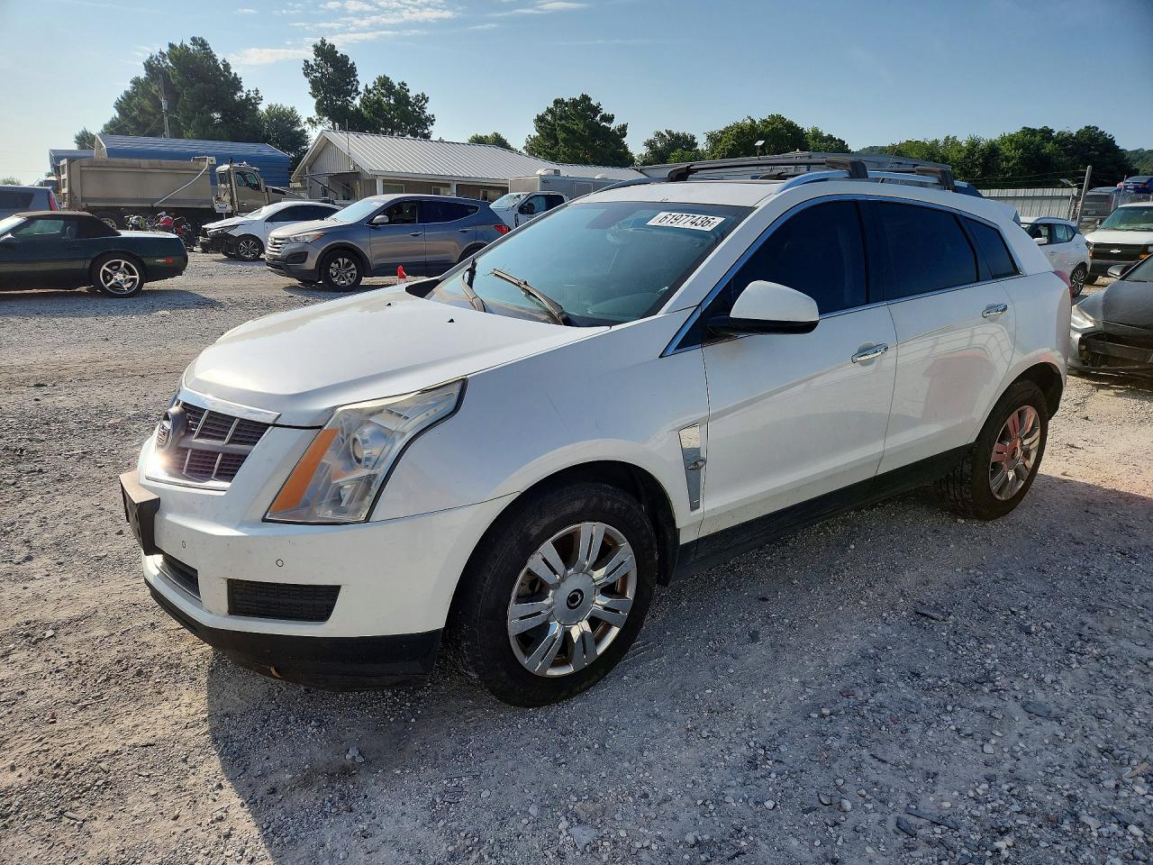 2012 Cadillac Srx Luxury Collection White vin: 3GYFNDE30CS622109