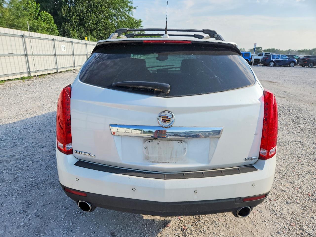 2012 Cadillac Srx Luxury Collection White vin: 3GYFNDE30CS622109