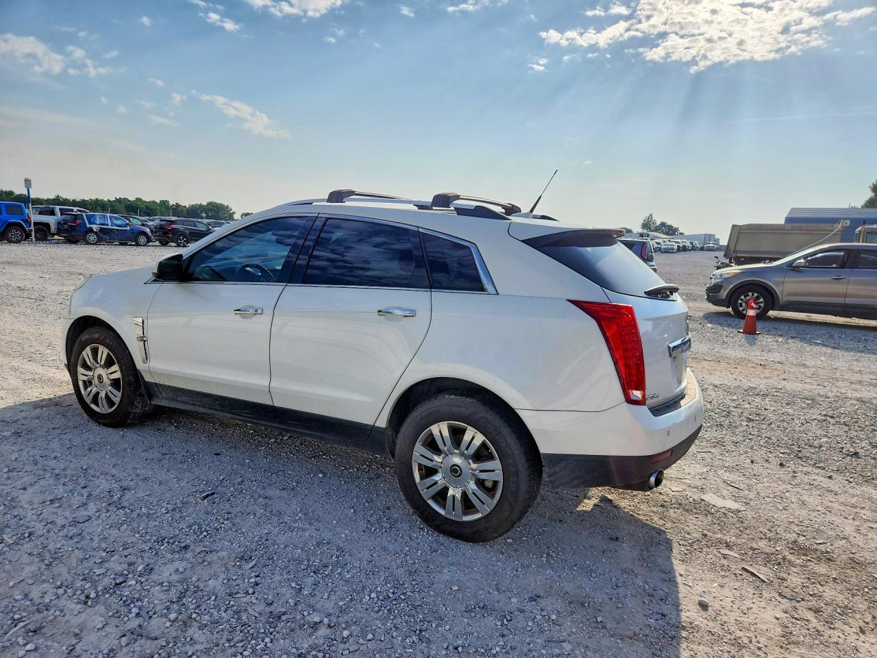 2012 Cadillac Srx Luxury Collection White vin: 3GYFNDE30CS622109