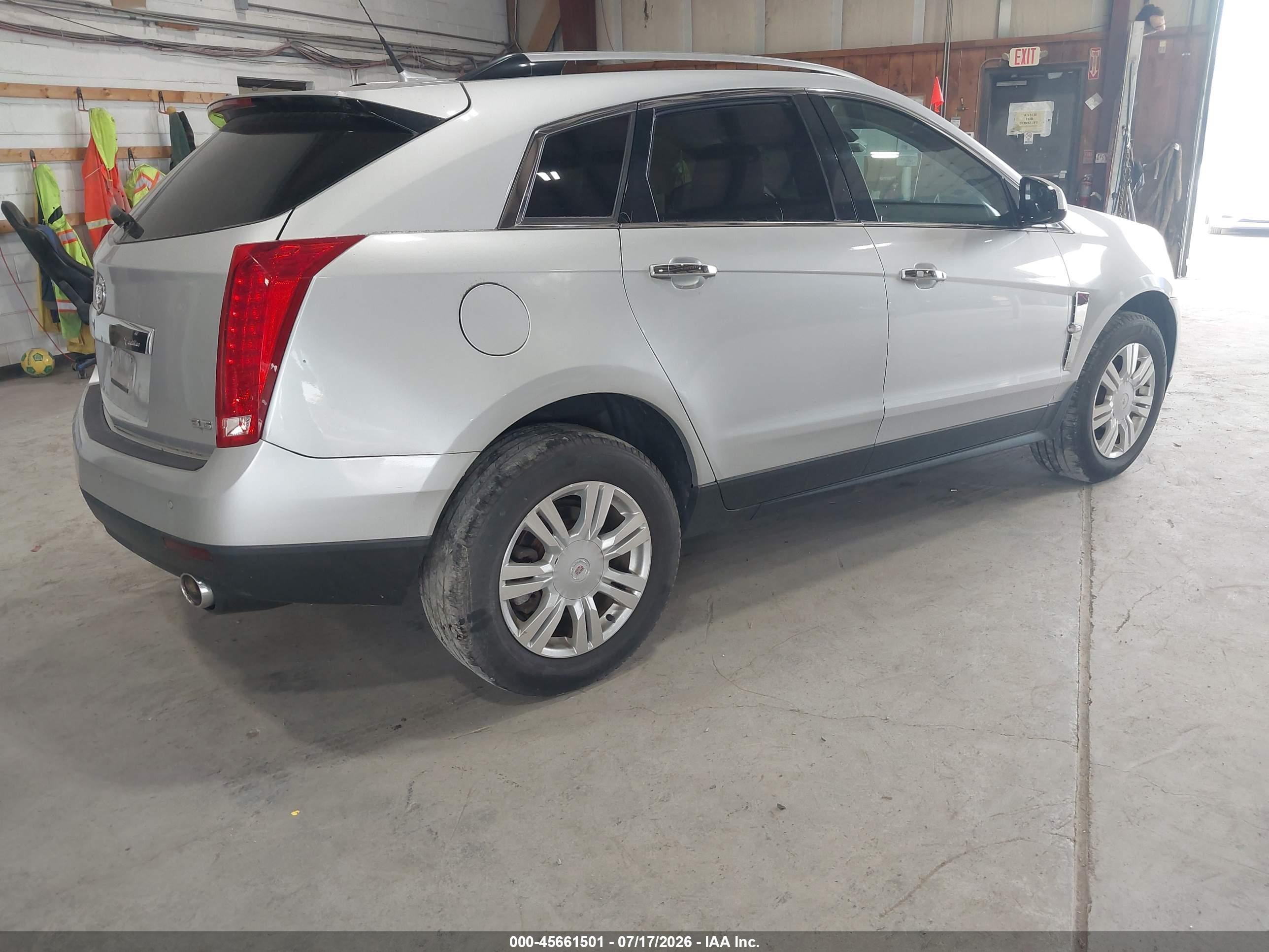 2012 Cadillac Srx Luxury Collection Silver vin: 3GYFNDE30CS622319