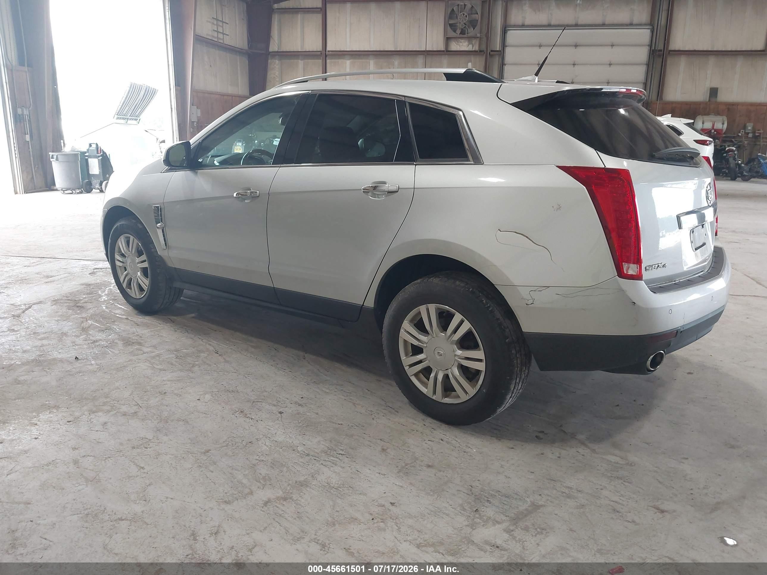 2012 Cadillac Srx Luxury Collection Silver vin: 3GYFNDE30CS622319
