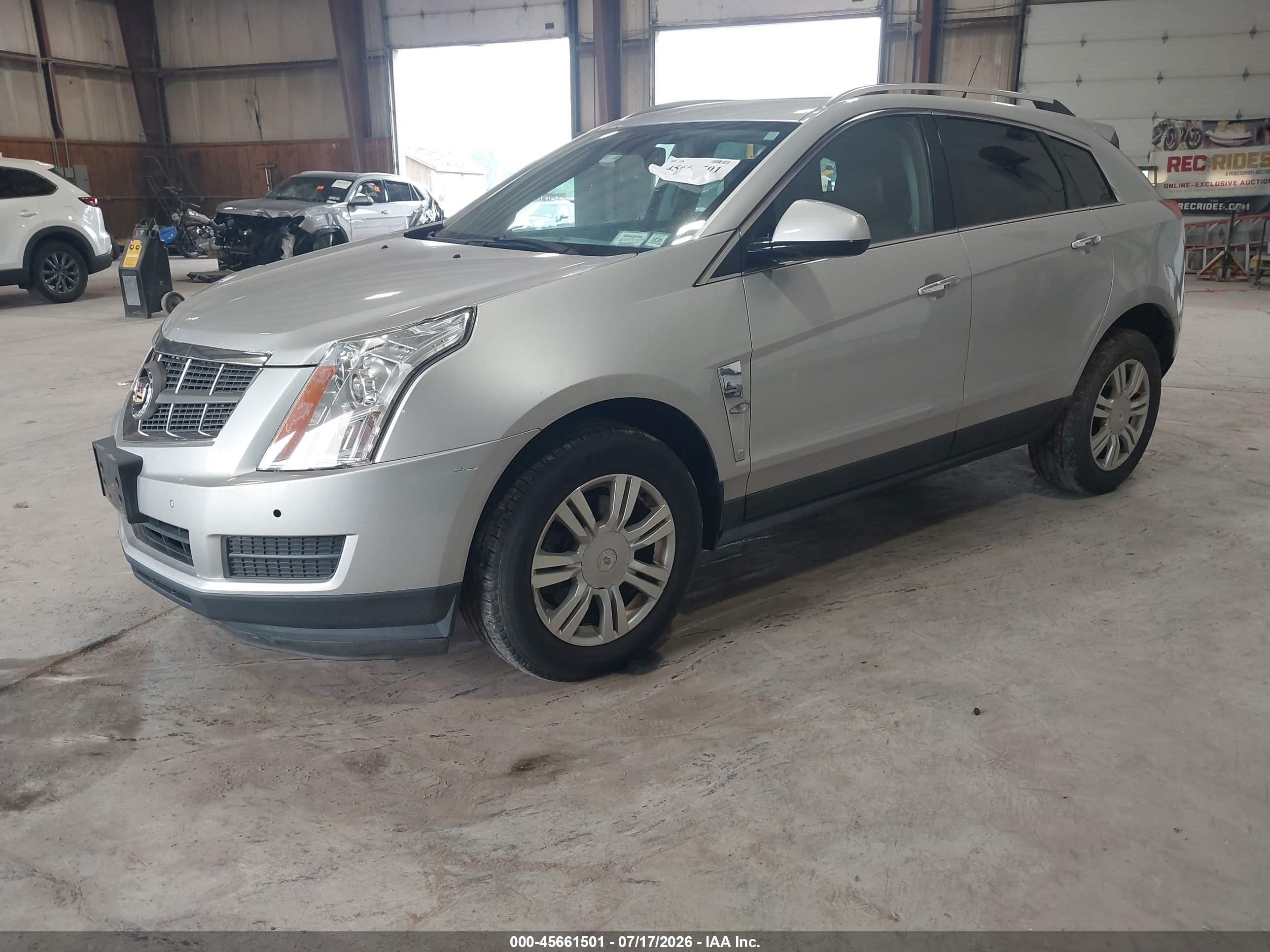 2012 Cadillac Srx Luxury Collection Silver vin: 3GYFNDE30CS622319