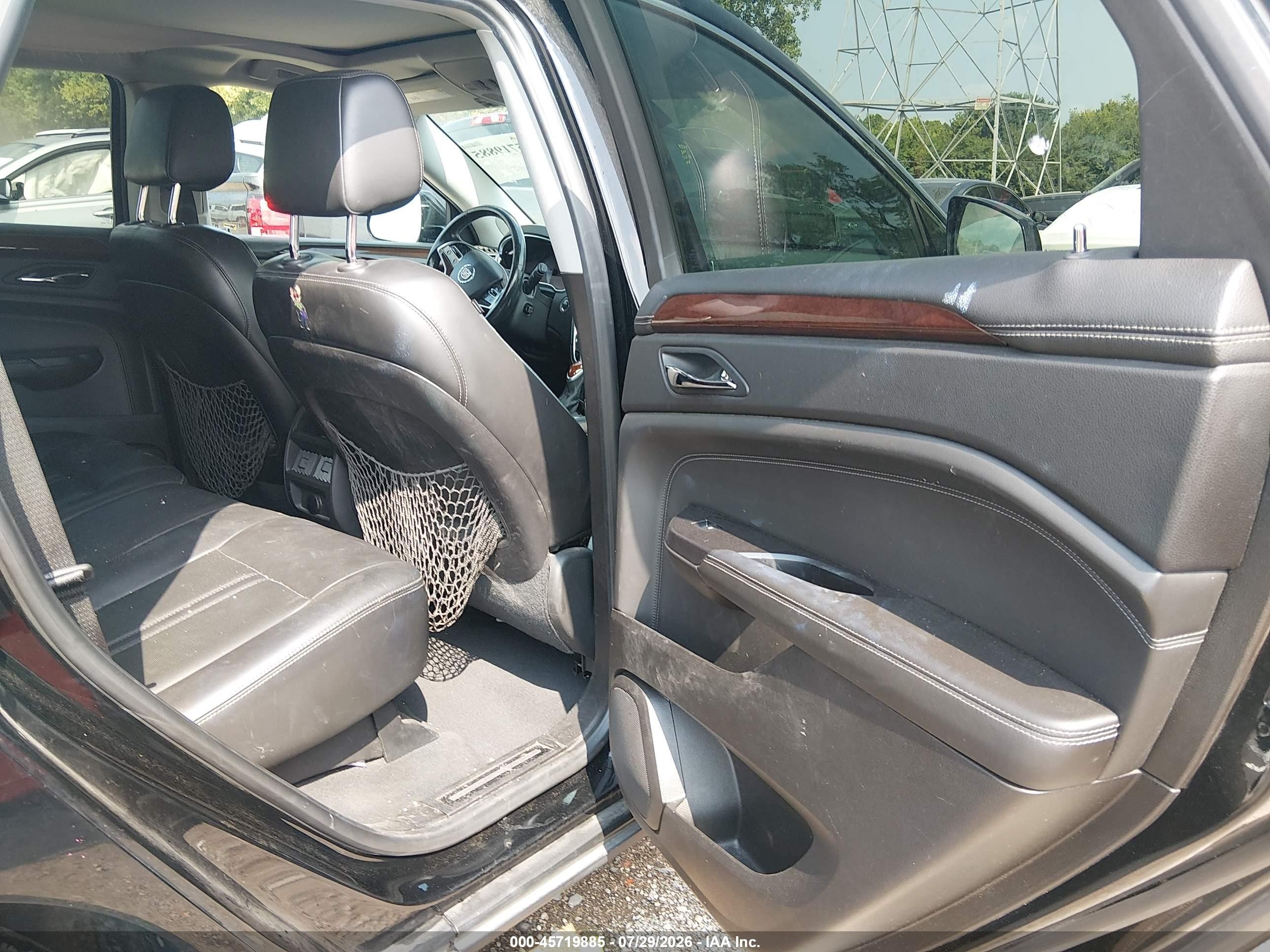 2013 Cadillac Srx Performance Collection Black vin: 3GYFNDE30DS563502