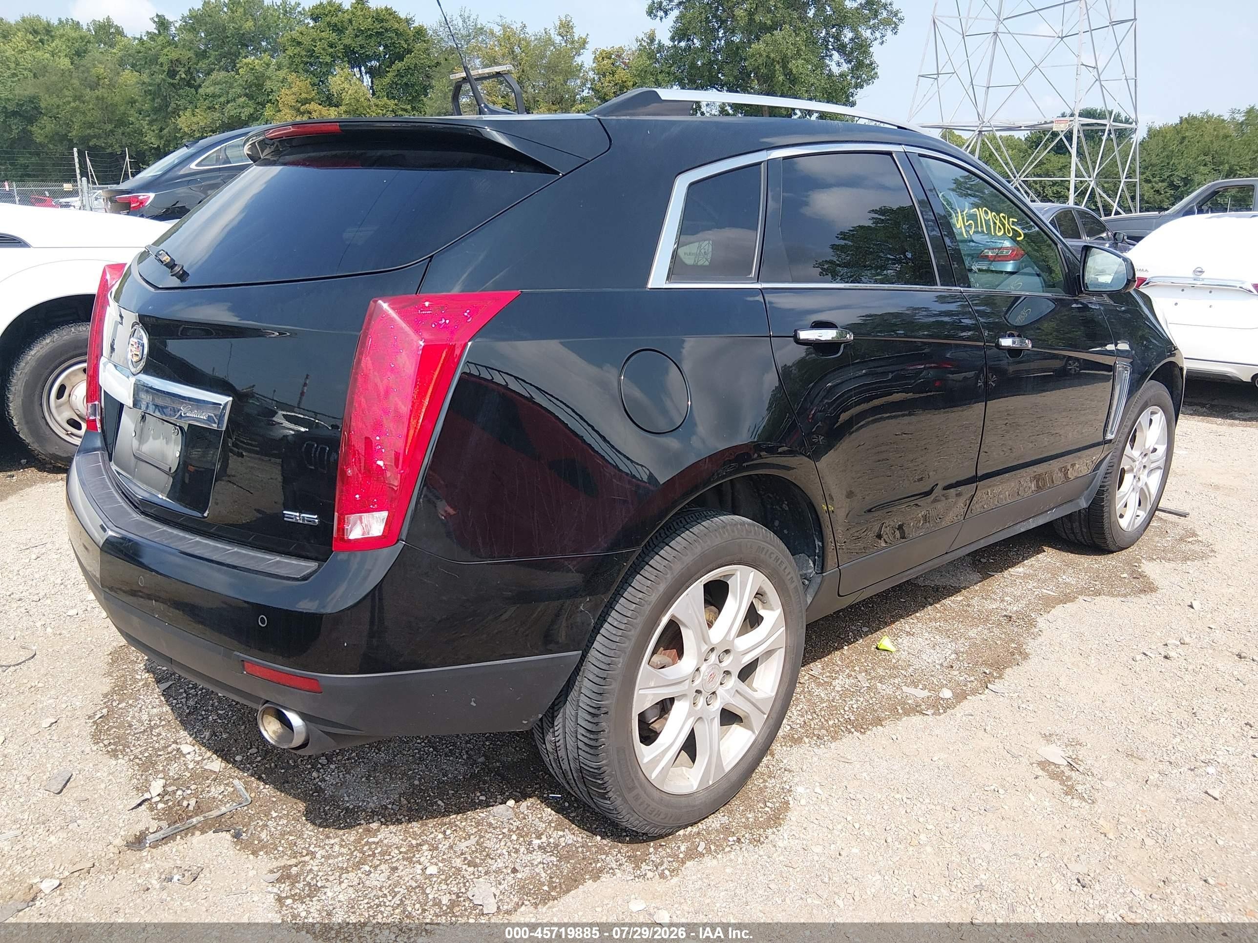 2013 Cadillac Srx Performance Collection Black vin: 3GYFNDE30DS563502