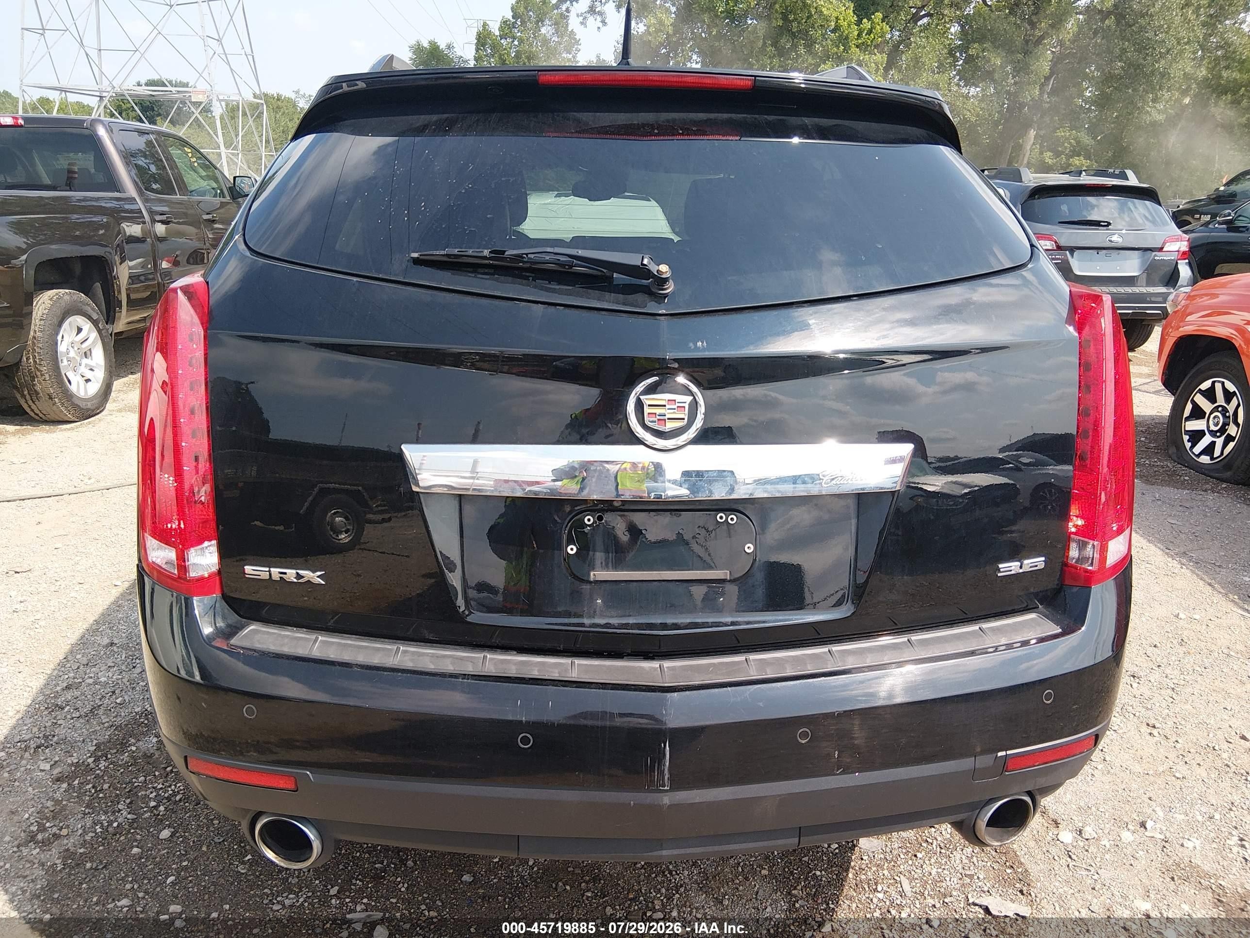 2013 Cadillac Srx Performance Collection Black vin: 3GYFNDE30DS563502