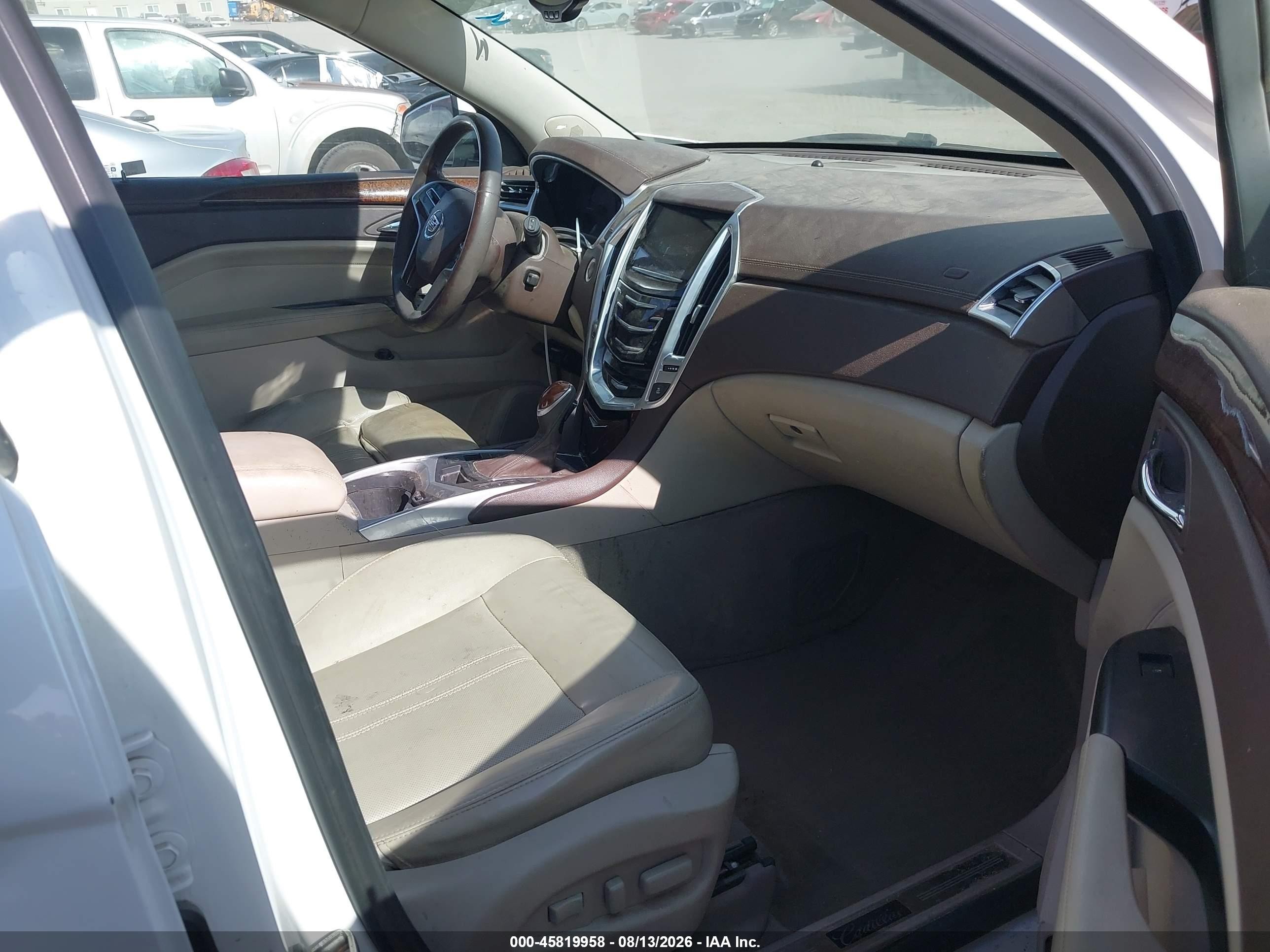 2013 Cadillac Srx Performance Collection White vin: 3GYFNDE30DS591588