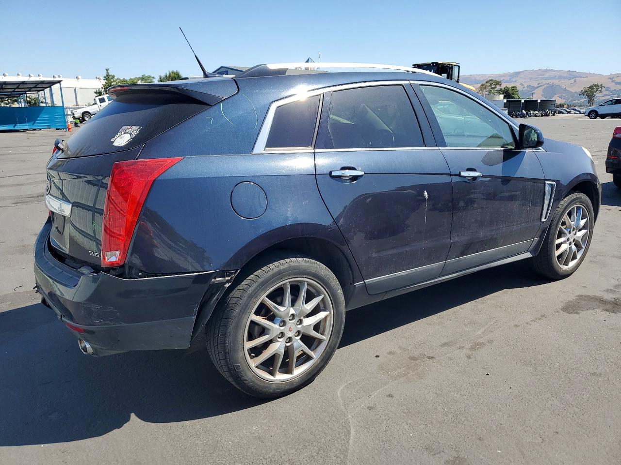 2014 Cadillac Srx Premium Collection Blue vin: 3GYFNDE30ES530694