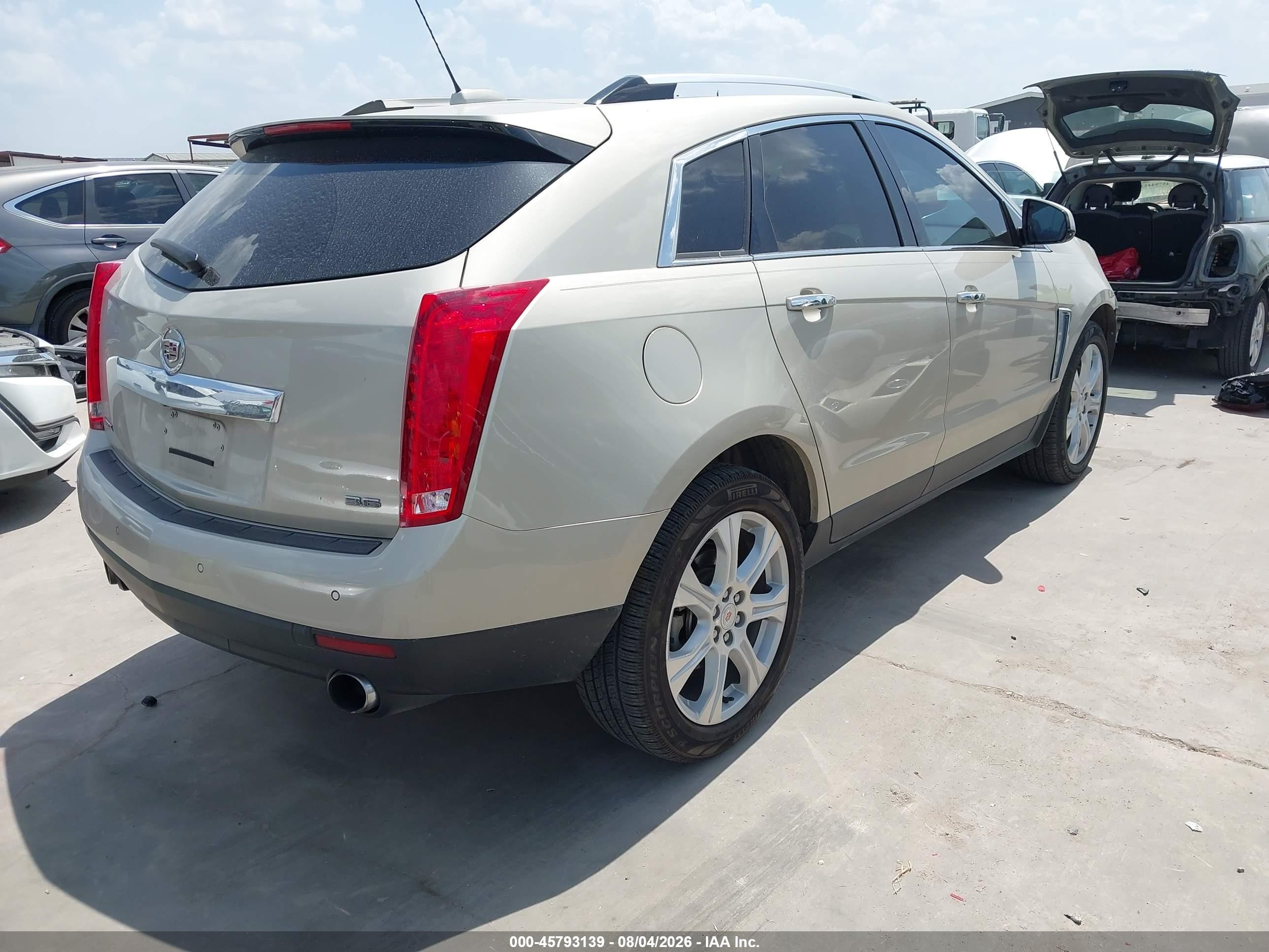 2015 Cadillac Srx Premium Collection Beige vin: 3GYFNDE30FS598561