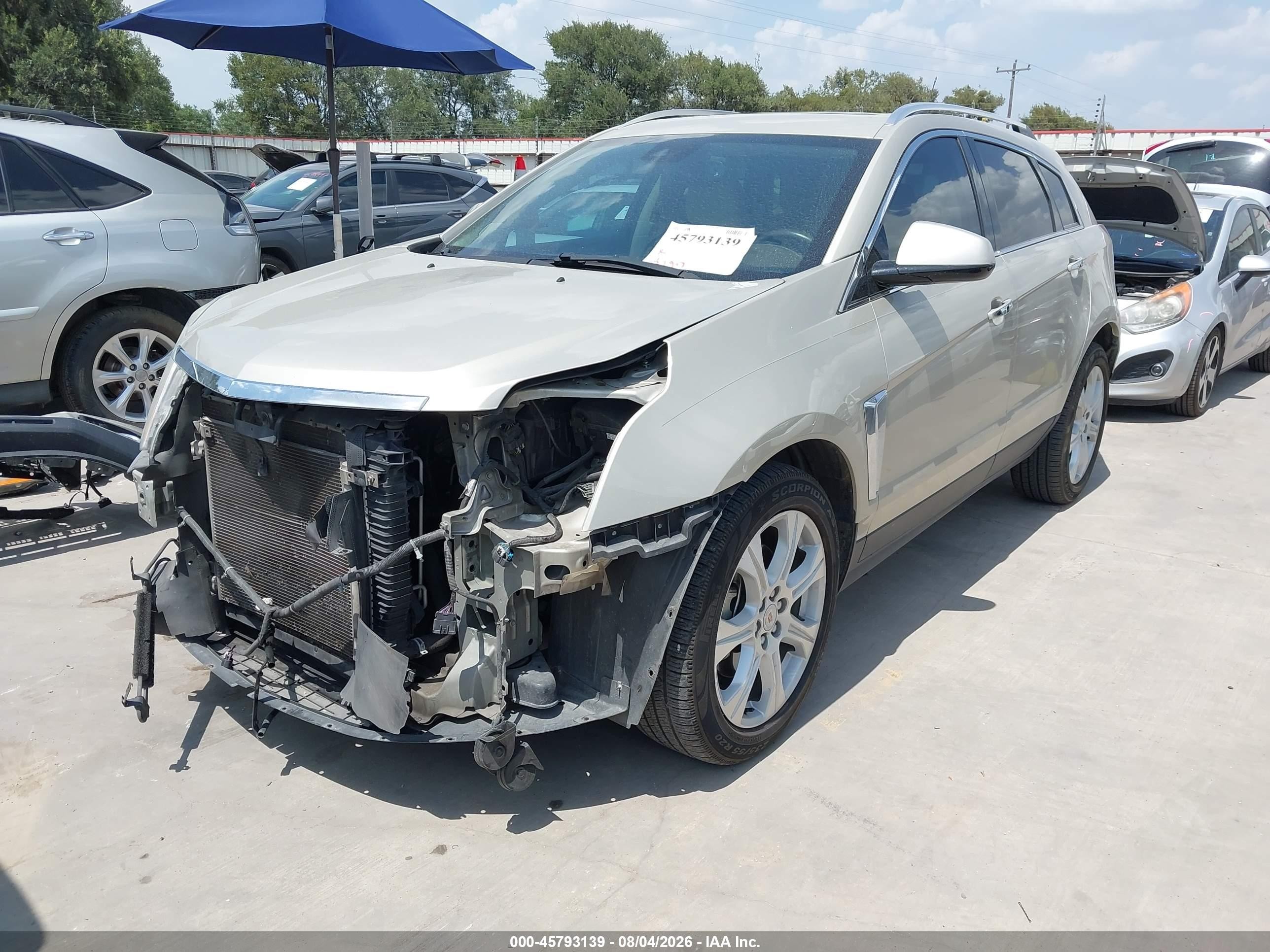 2015 Cadillac Srx Premium Collection Beige vin: 3GYFNDE30FS598561